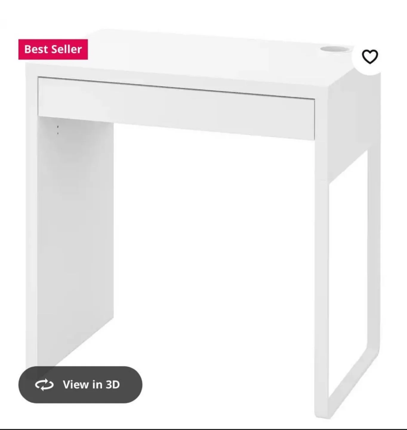 IKEA MICKE Desk - White thumbnail