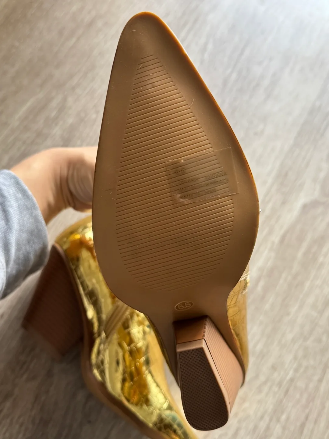 Gold Cowboy Boots w/ Studs & Rhinestones 🧡 image indicator(5)