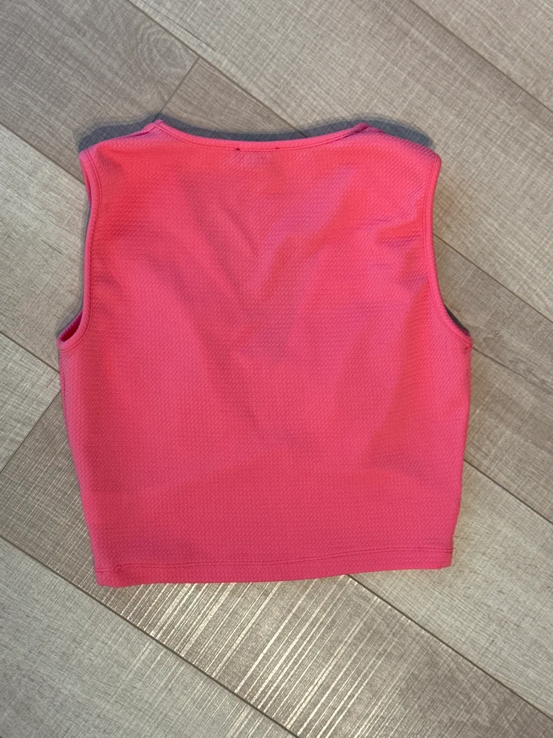❗️❗️❗️SALE❗️❗️❗️Ukala Pink Sleeveless Crop Top image indicator(2)