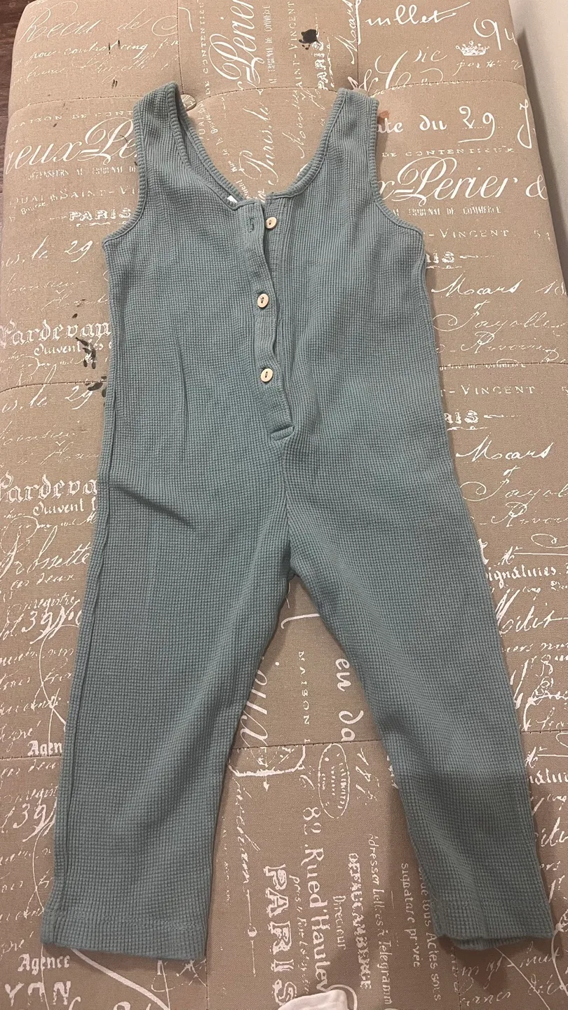 Baby Waffle Knit Jumpsuit thumbnail