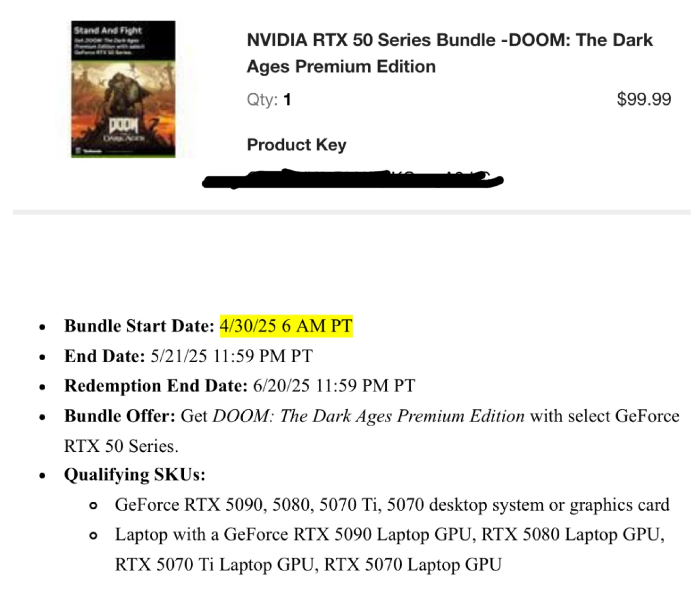 DOOM The Dark Ages Premium Edition Digital Download Code for PC - photo 2