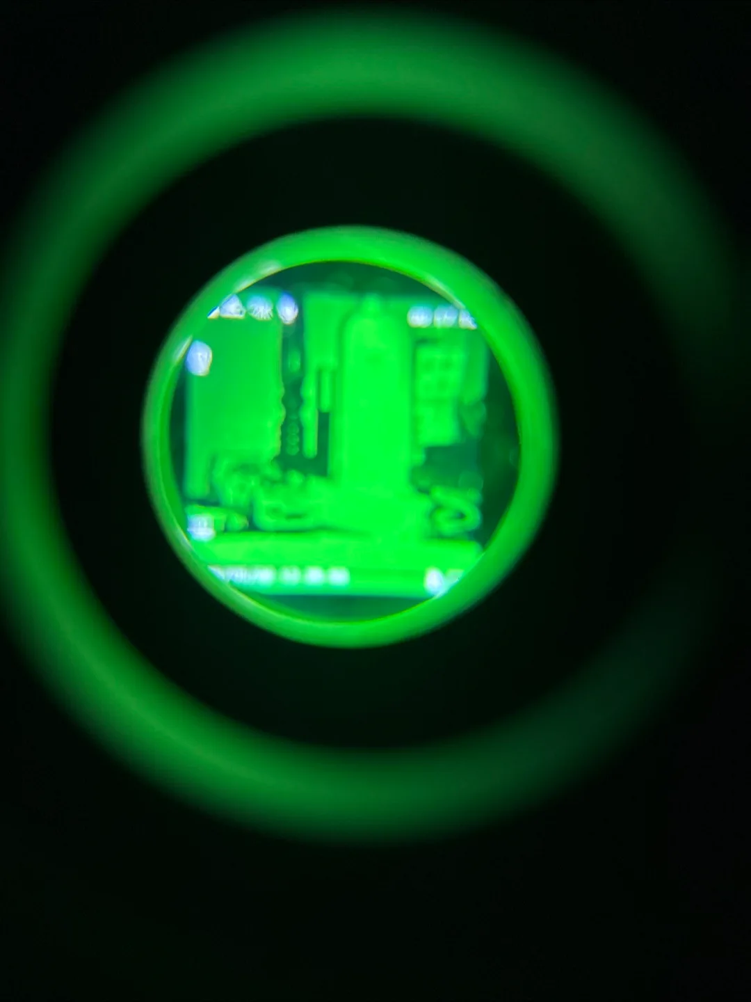 tactical helmet with working night vision image indicator(2)