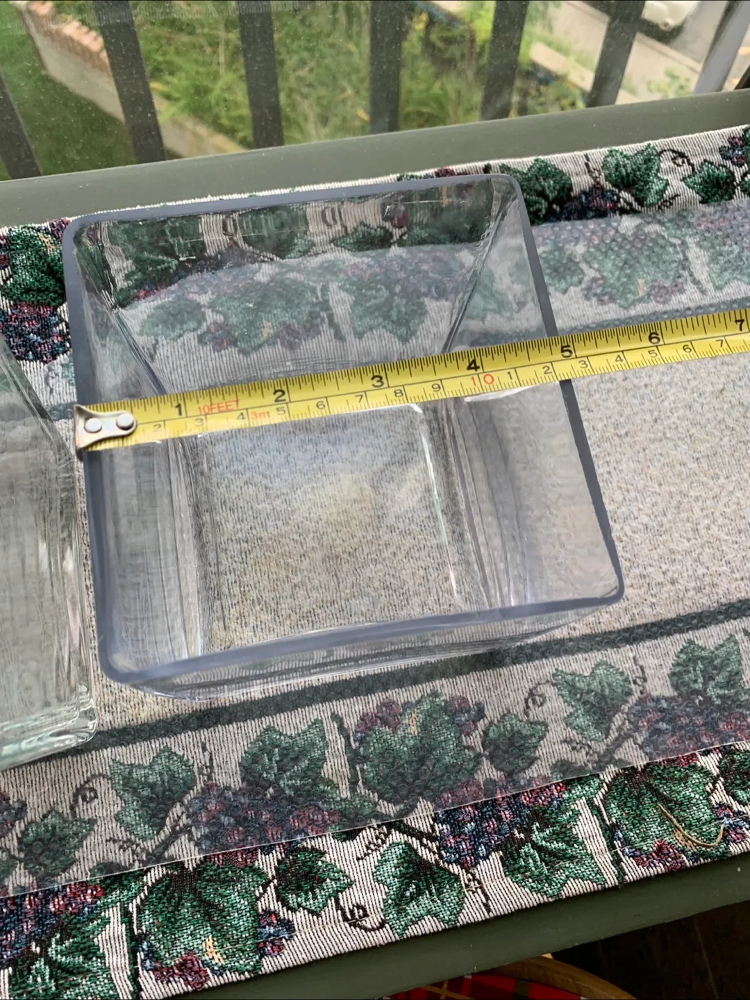 Two Square Glass Vases image indicator(2)