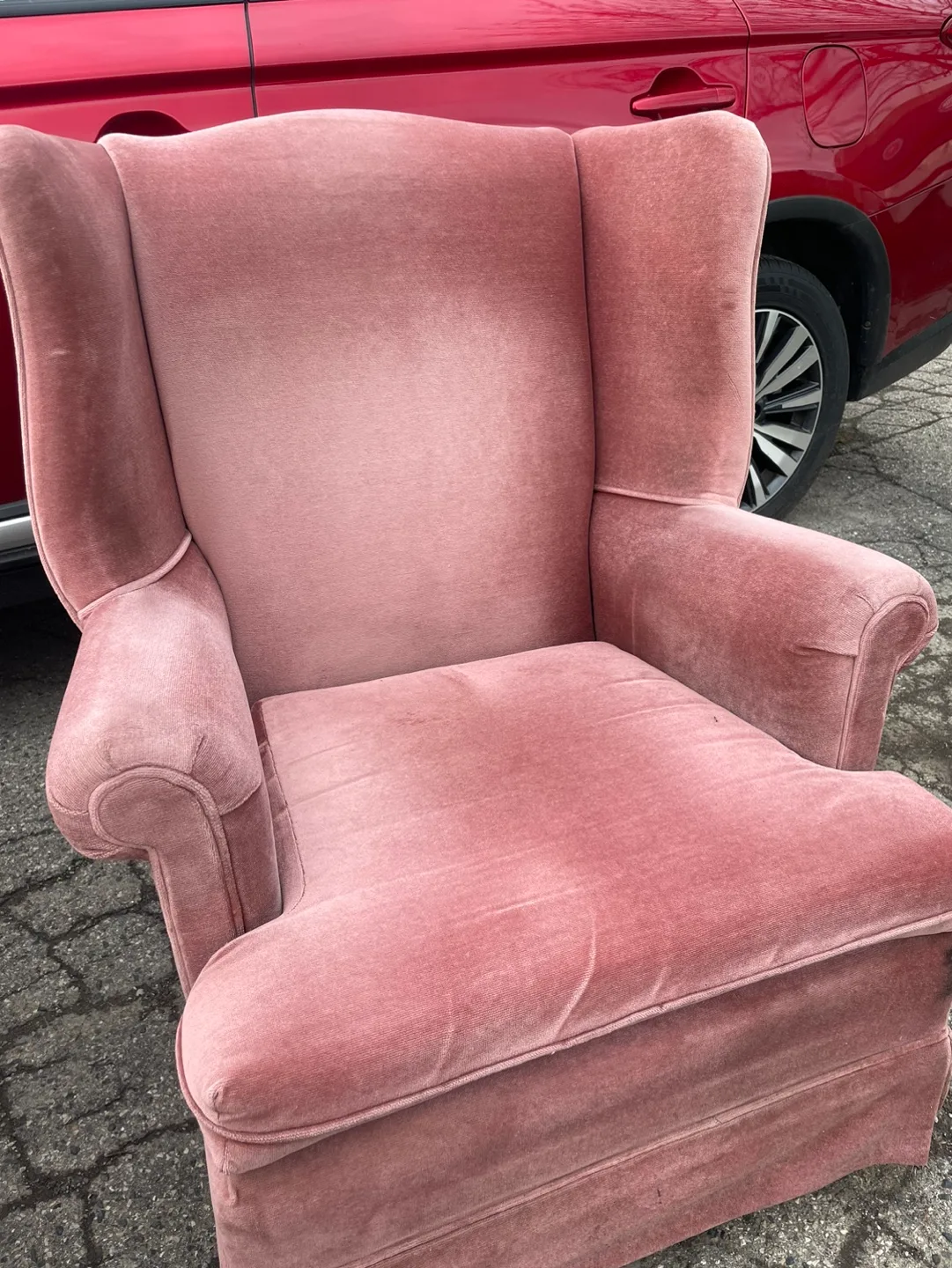 Pair of Recliners - Beige and Pink🧡 image indicator(3)