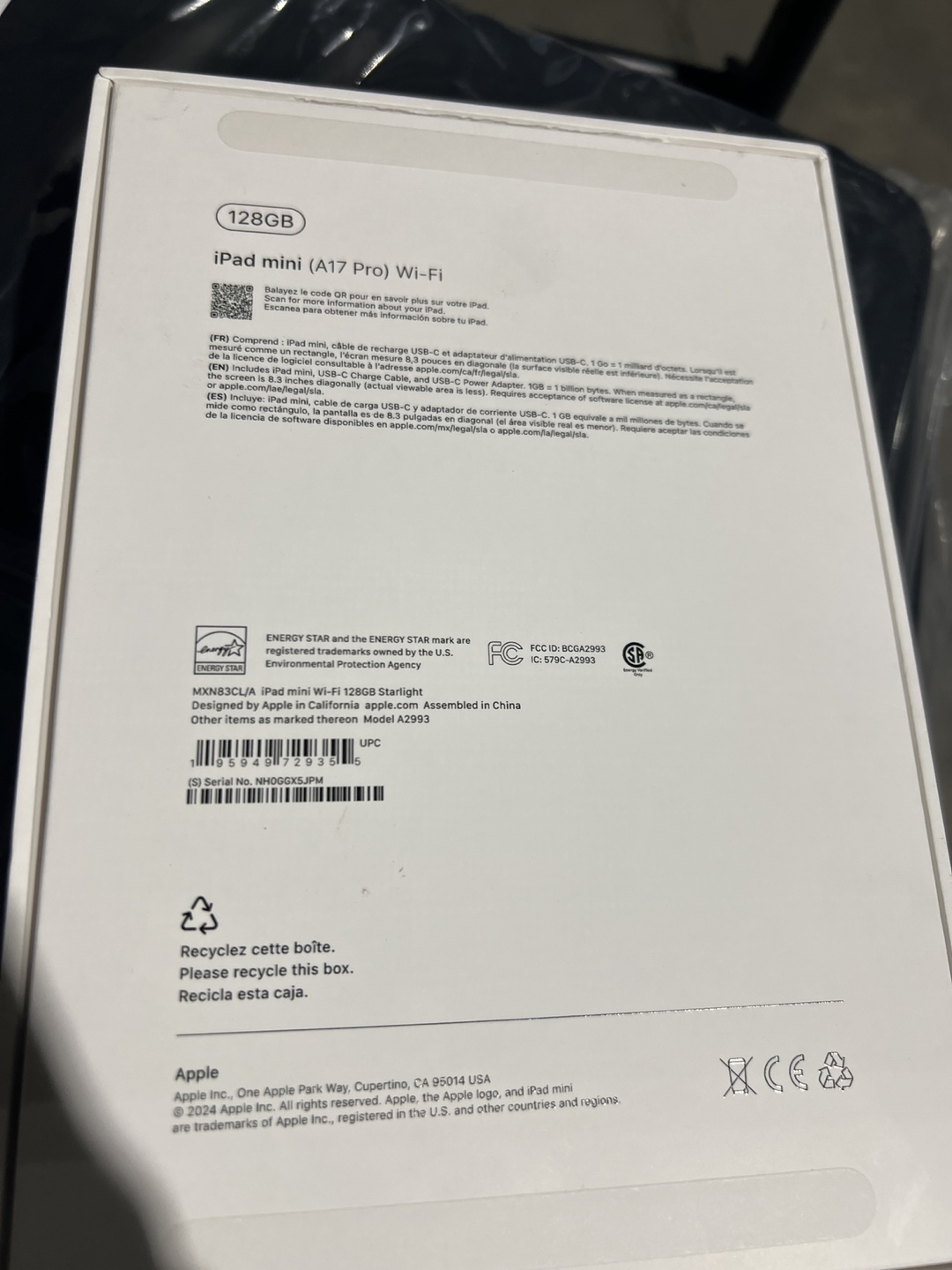 iPad mini (A17 Pro) Wi-Fi - 128GB - Like New - photo 2