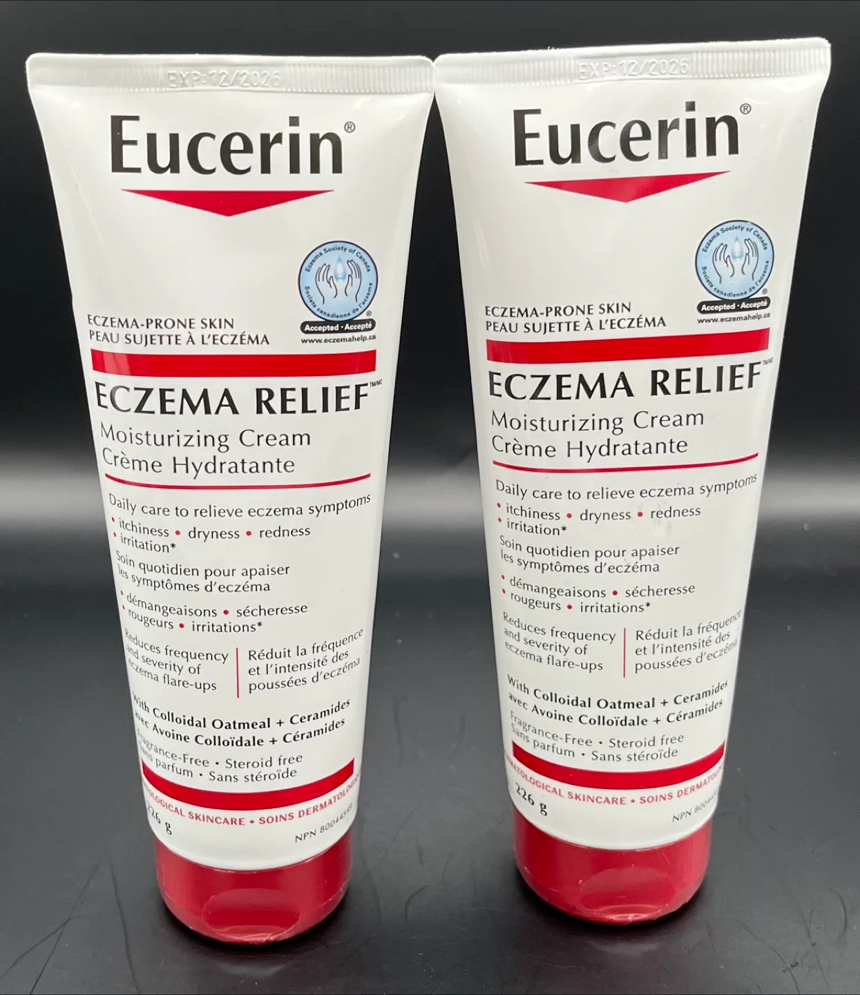 Eucerin Eczema Relief Moisturizing Cream (2 x 216g) thumbnail