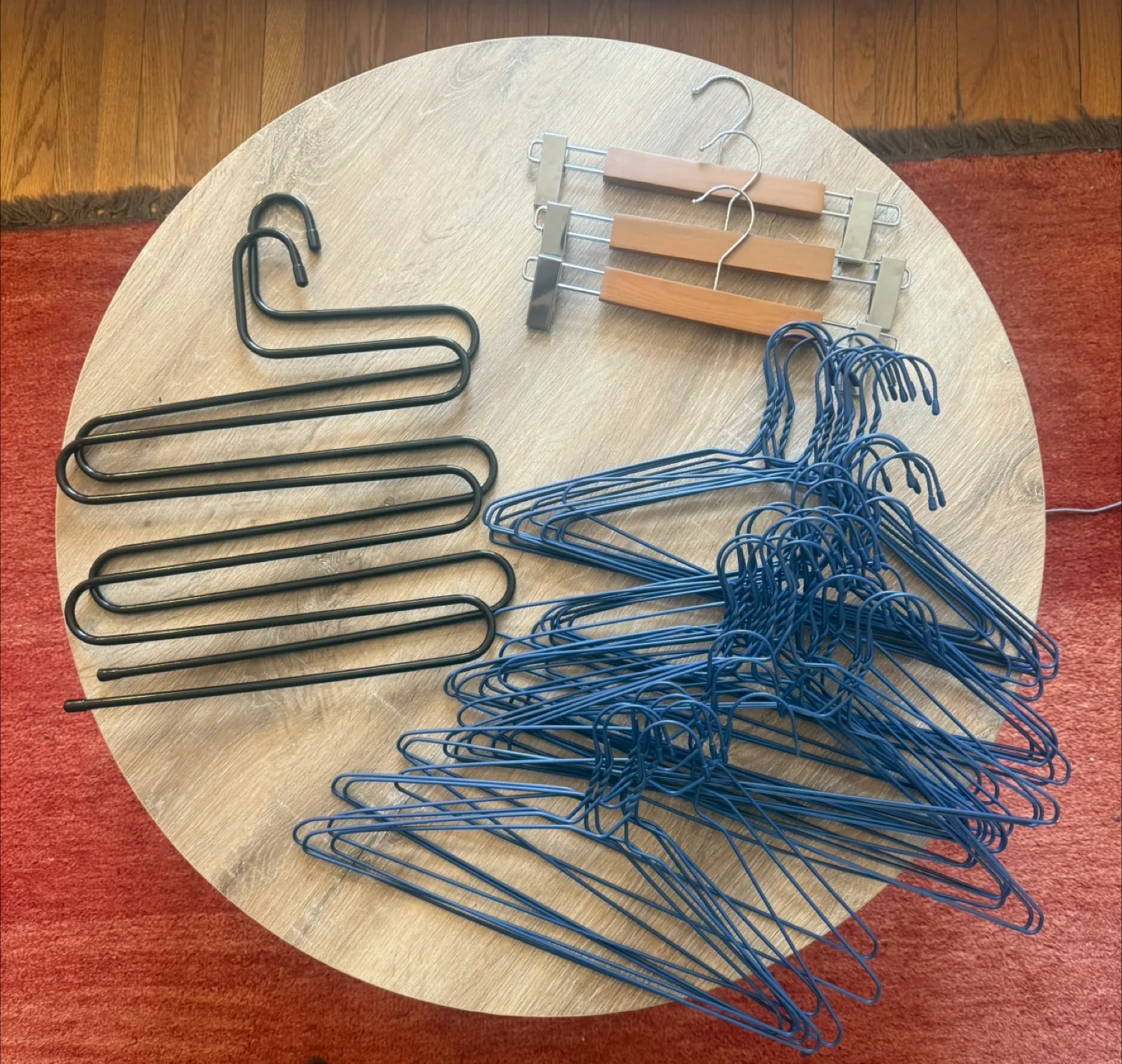 Bulk Lot of Hangers -  Wooden & Metal 🧡 thumbnail