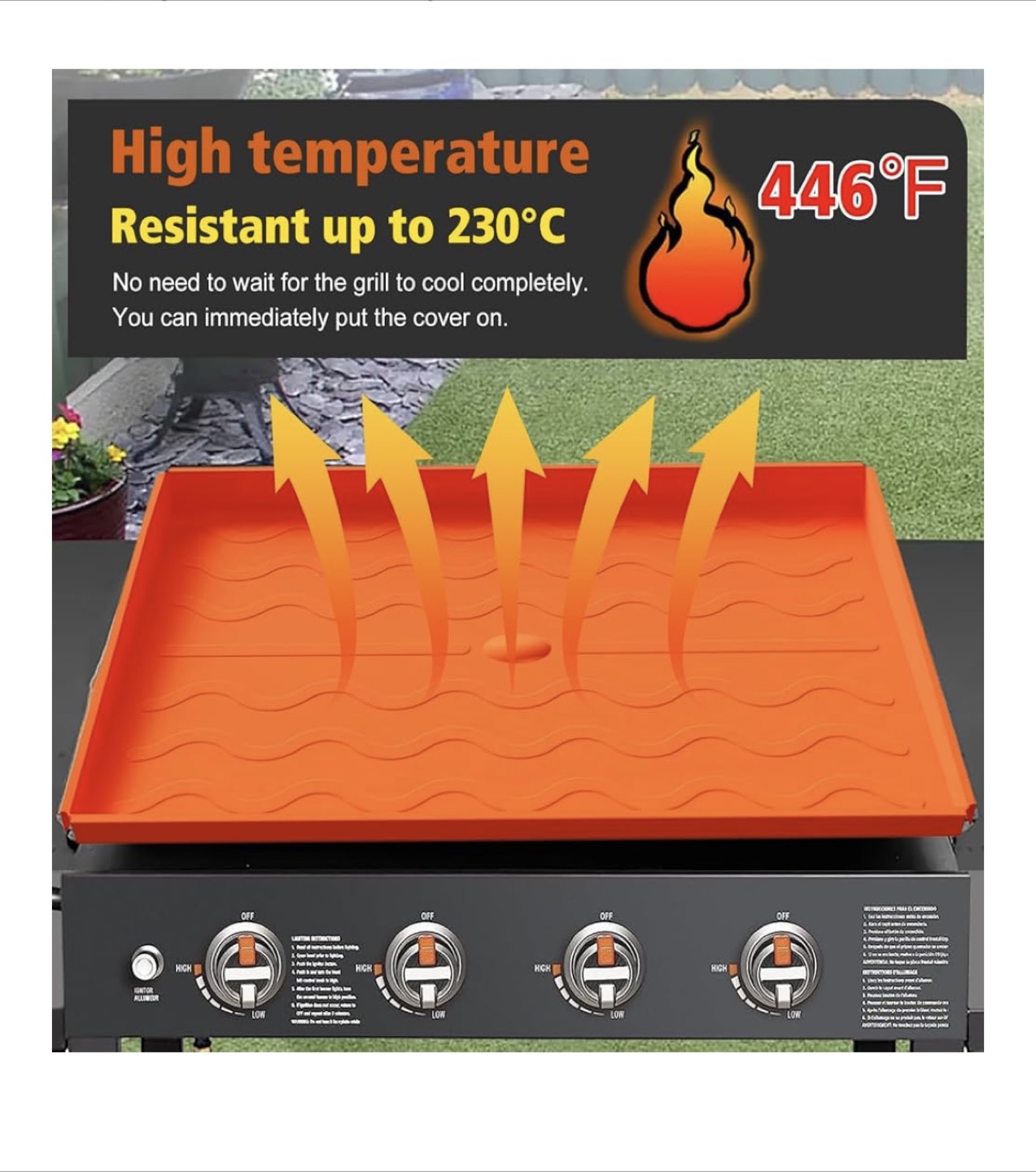NEW 36" Grill Mat for Blackstone & Alike - photo 4
