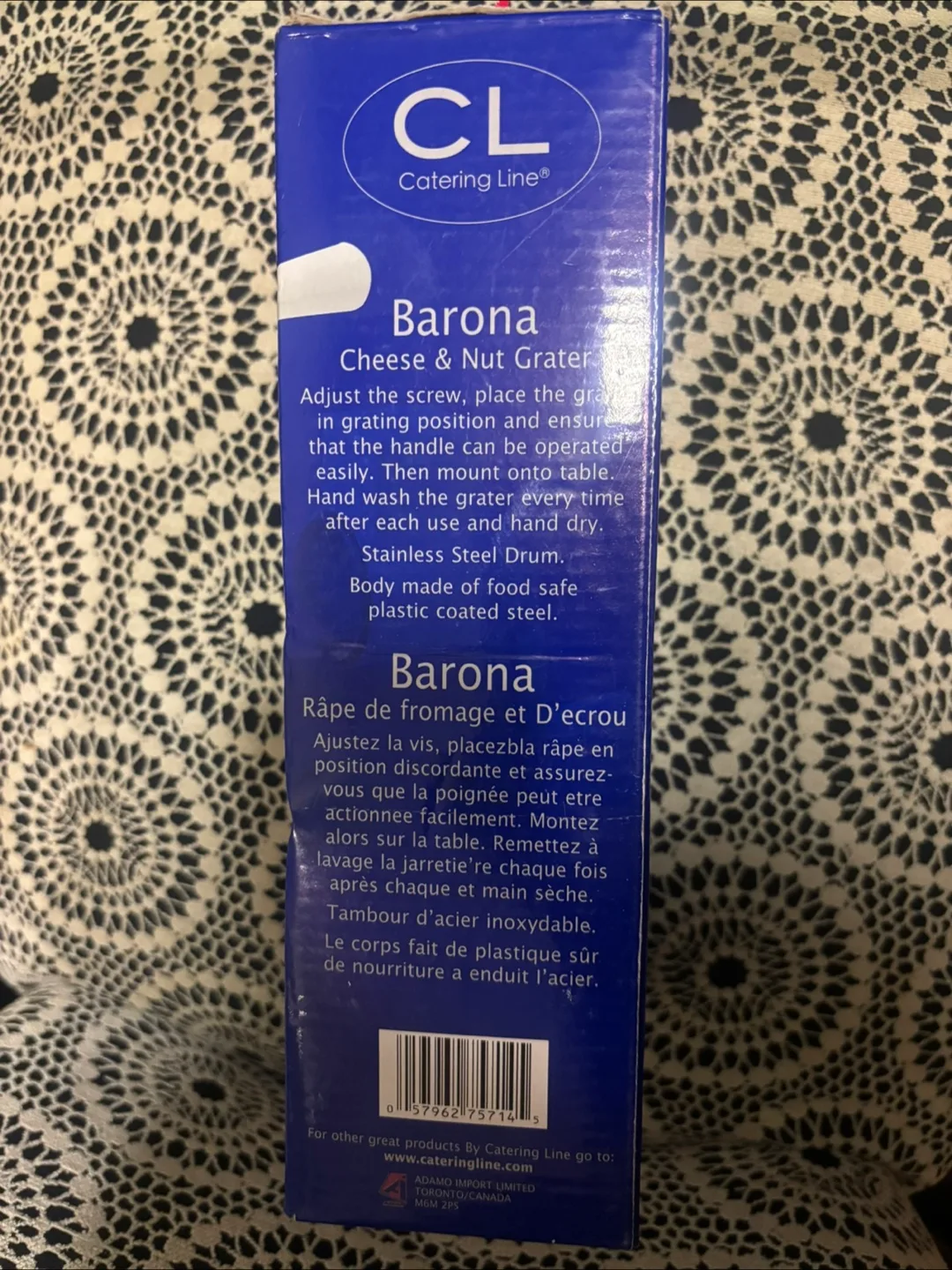 Catering Line Barona Cheese & Nut Grater - New in Box image indicator(2)