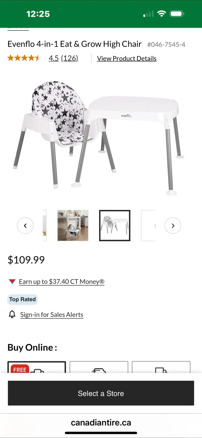 Evenflo 4-in-1 Eat & Grow High Chair image indicator(3)