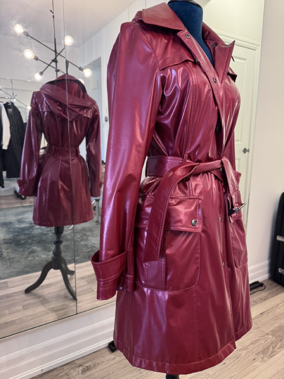 Burberry London Red Trench Coat