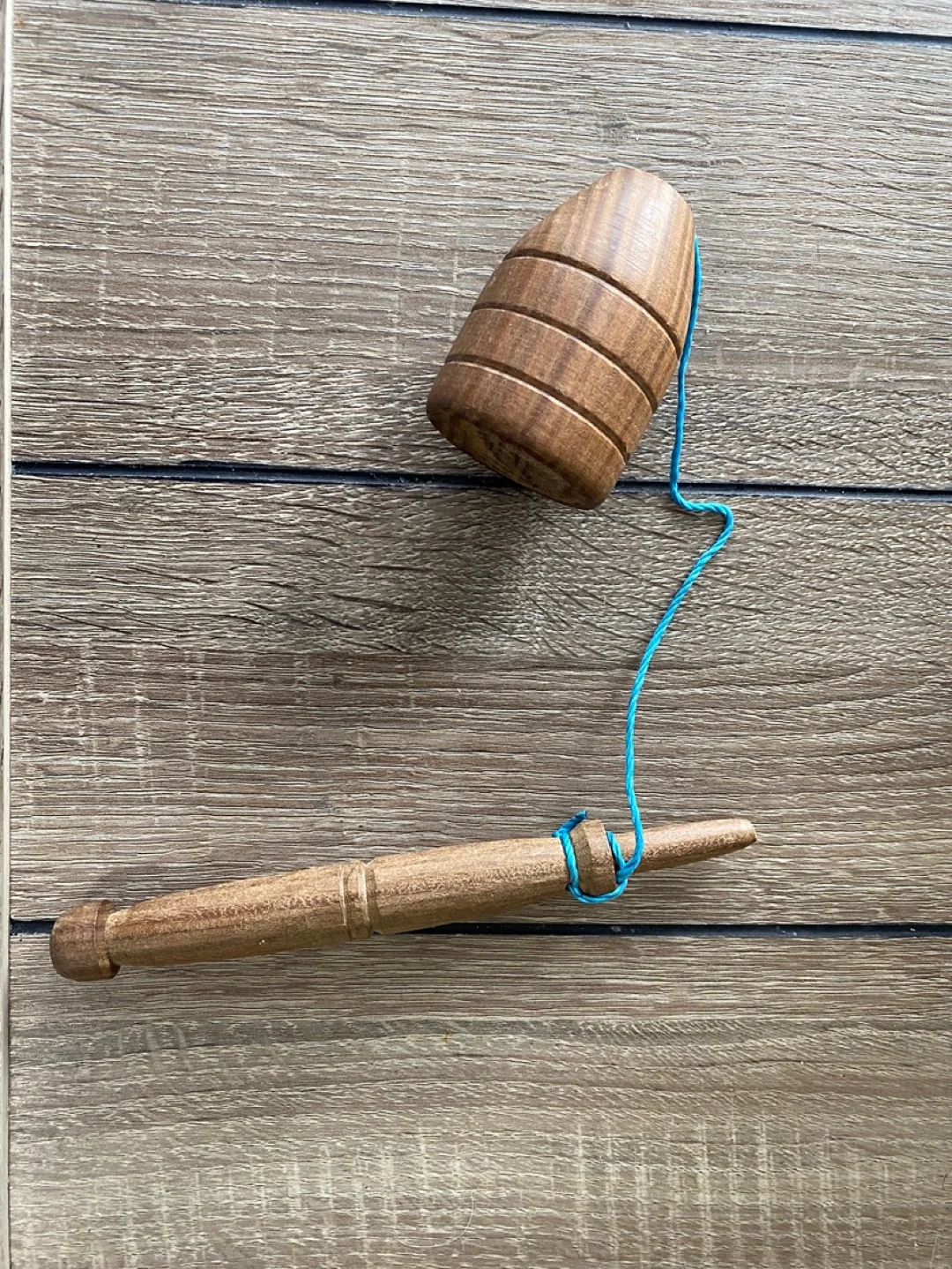 Authentic Wooden Trompo/Spinning Top Toy thumbnail