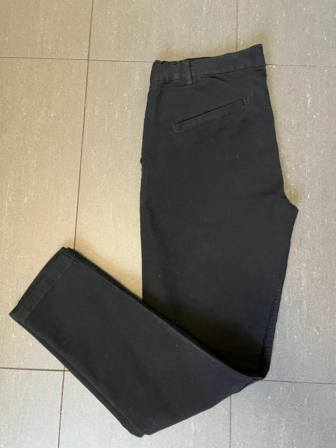 Men's Zara Black Chino Trousers - Size M image indicator(3)