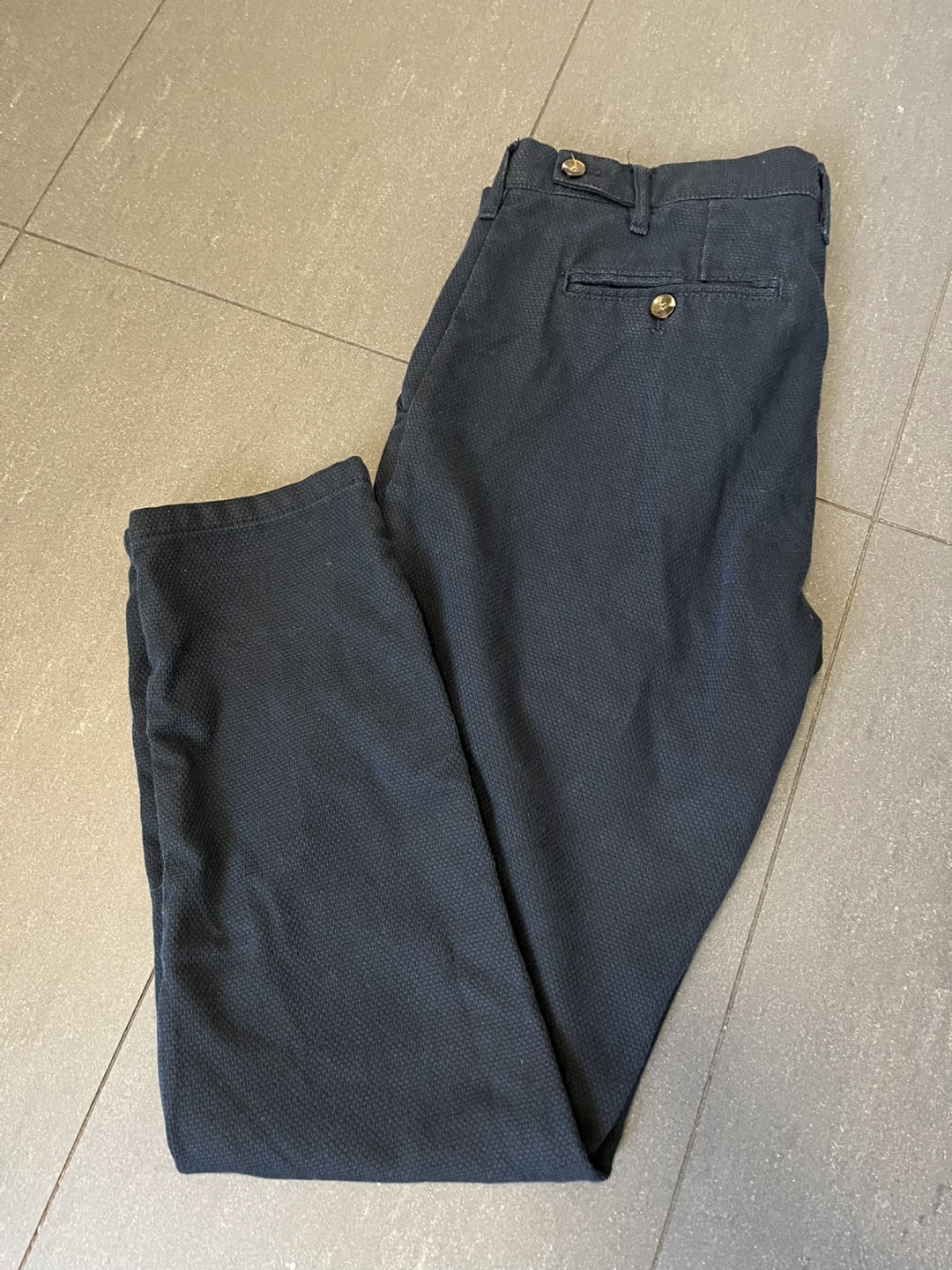 Zara Men's Size 34 Dark Blur Chino Trousers - photo 2