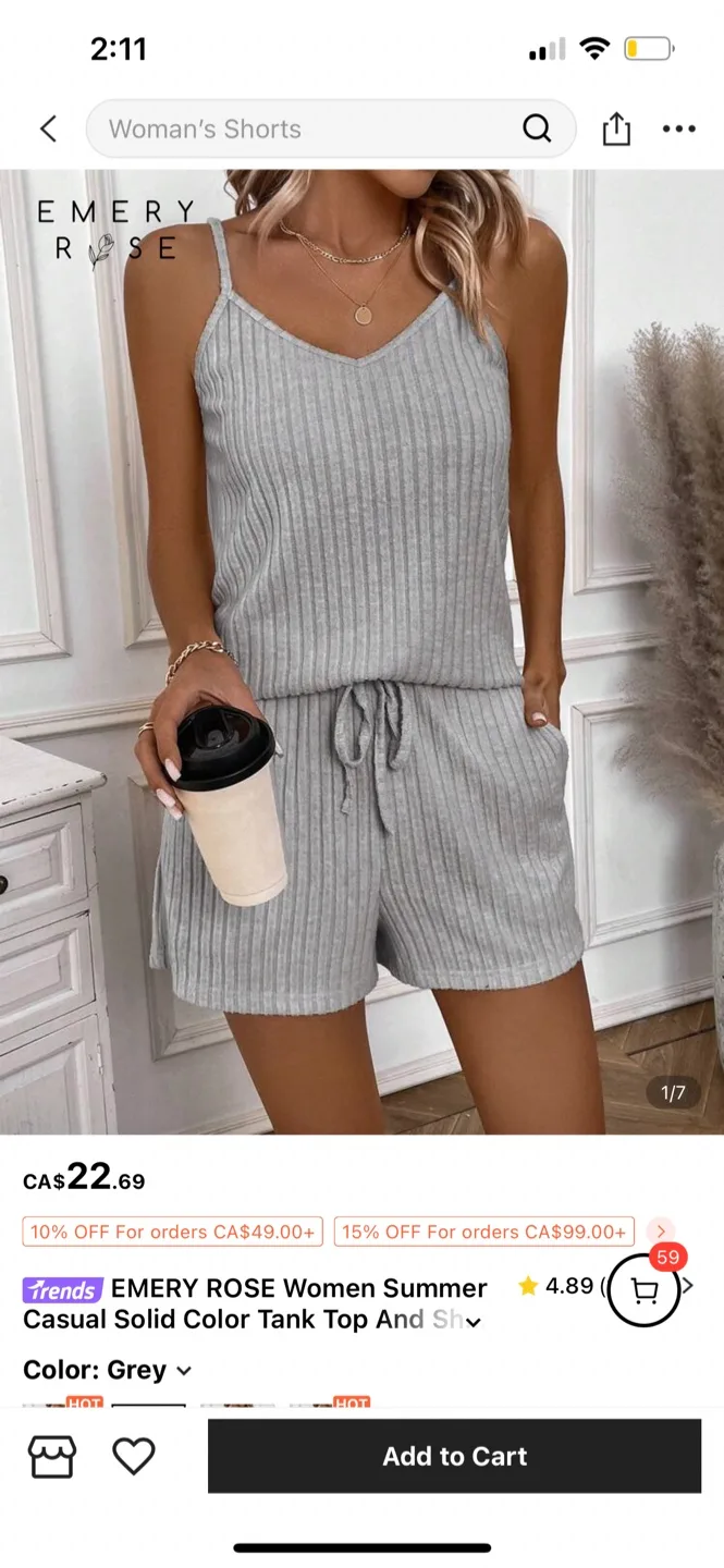 SHEIN woman’s M clothing image indicator(2)