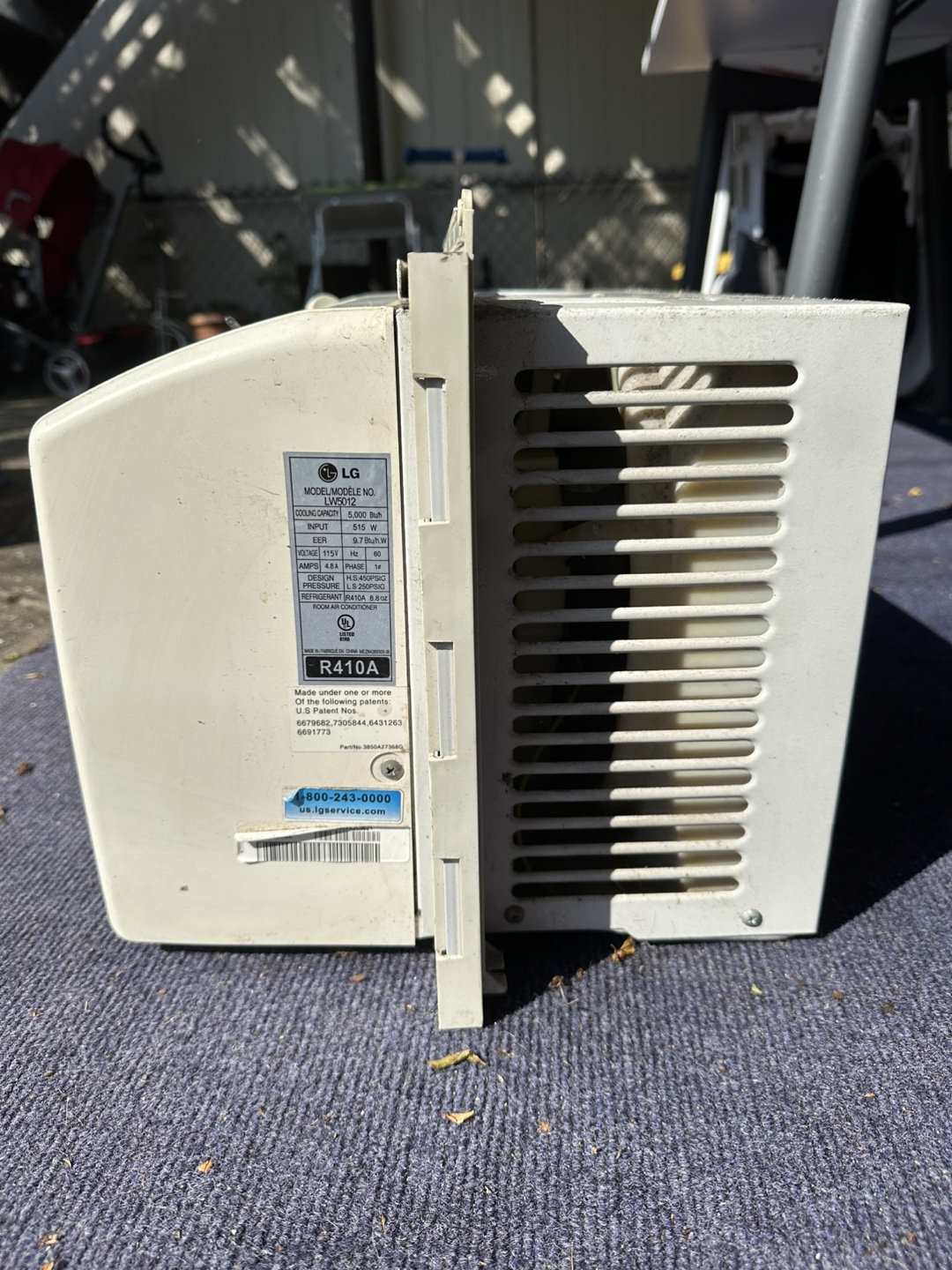 LG 5000 BTU Window Air Conditioner Unit - photo 3