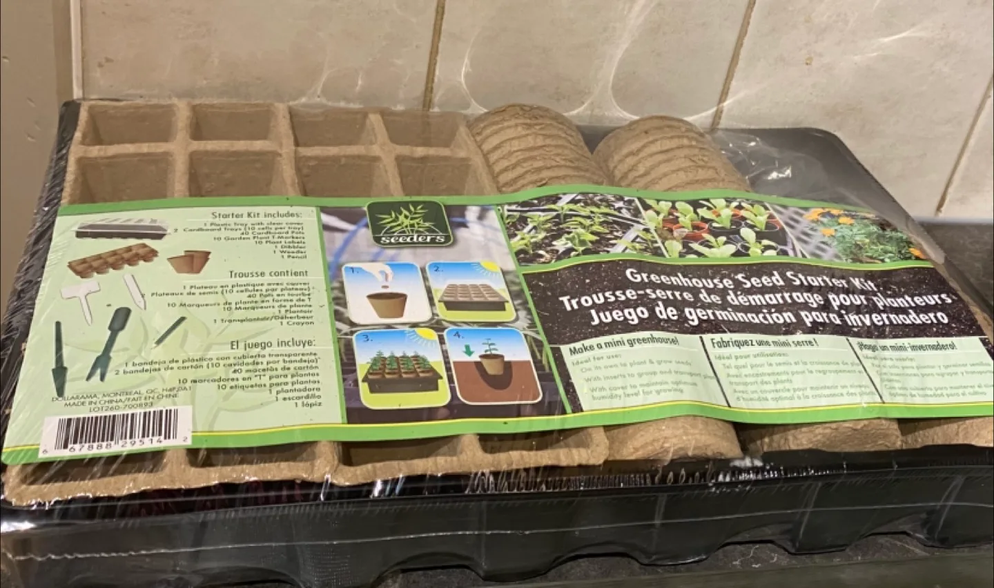🧡 Seeders Greenhouse Seed Starter Kit thumbnail