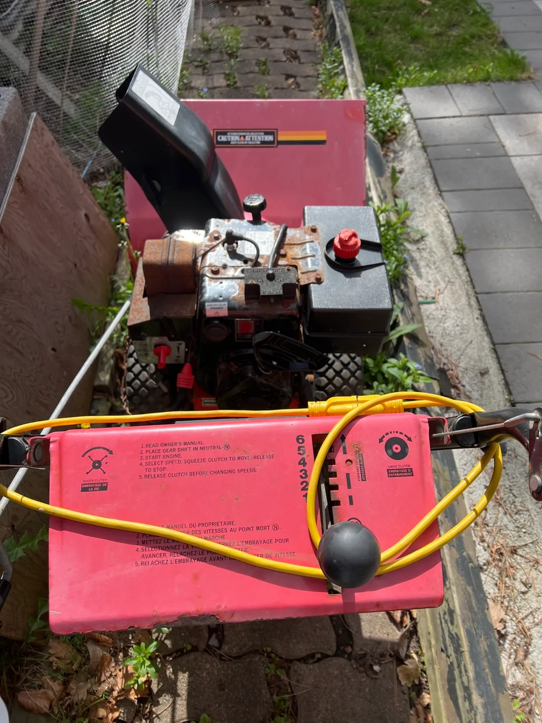 Mastercraft 824 Snowblower image indicator(3)