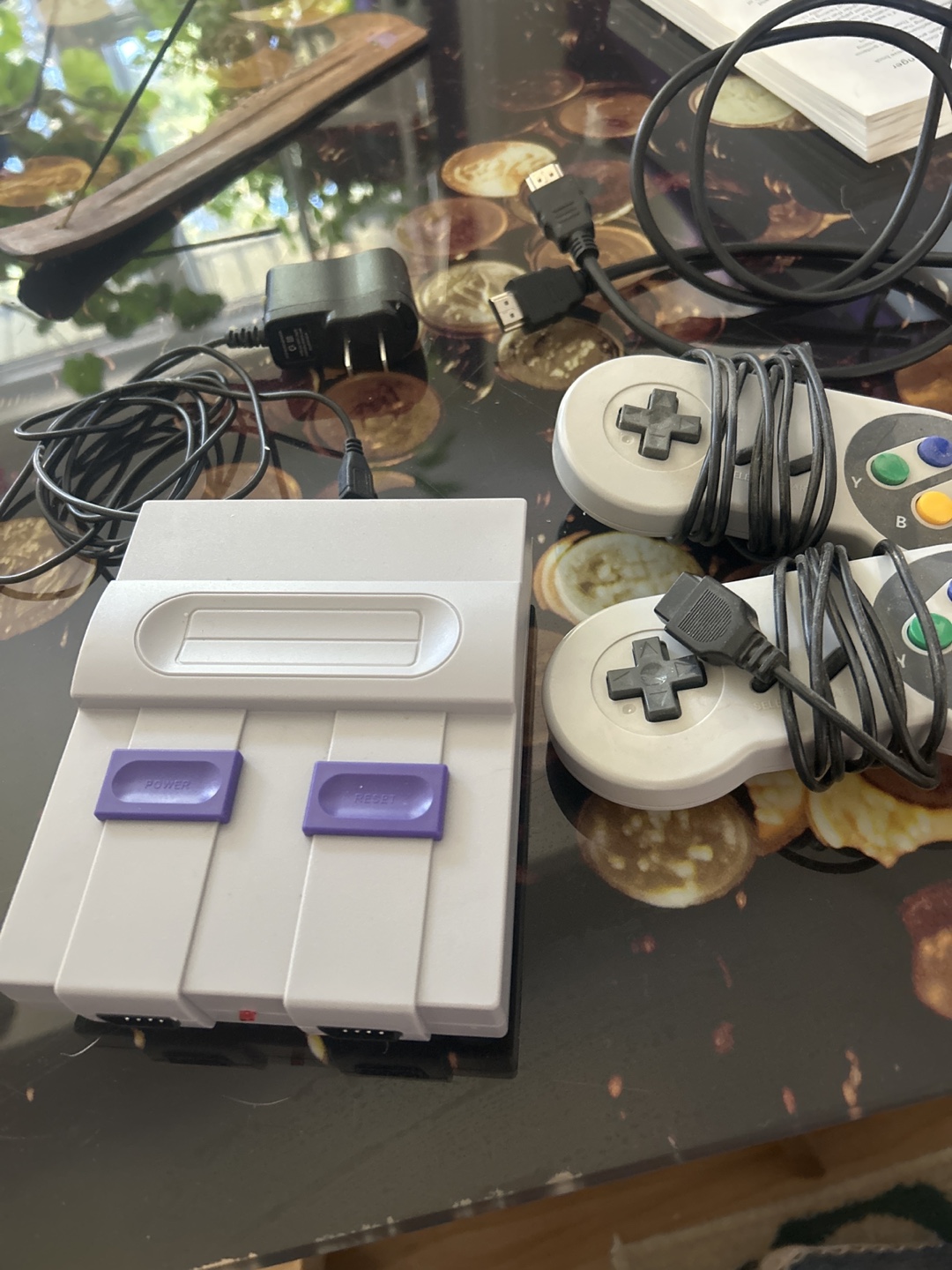 Retro SNES Style Console with 2 Controllers and HDMI - photo 2