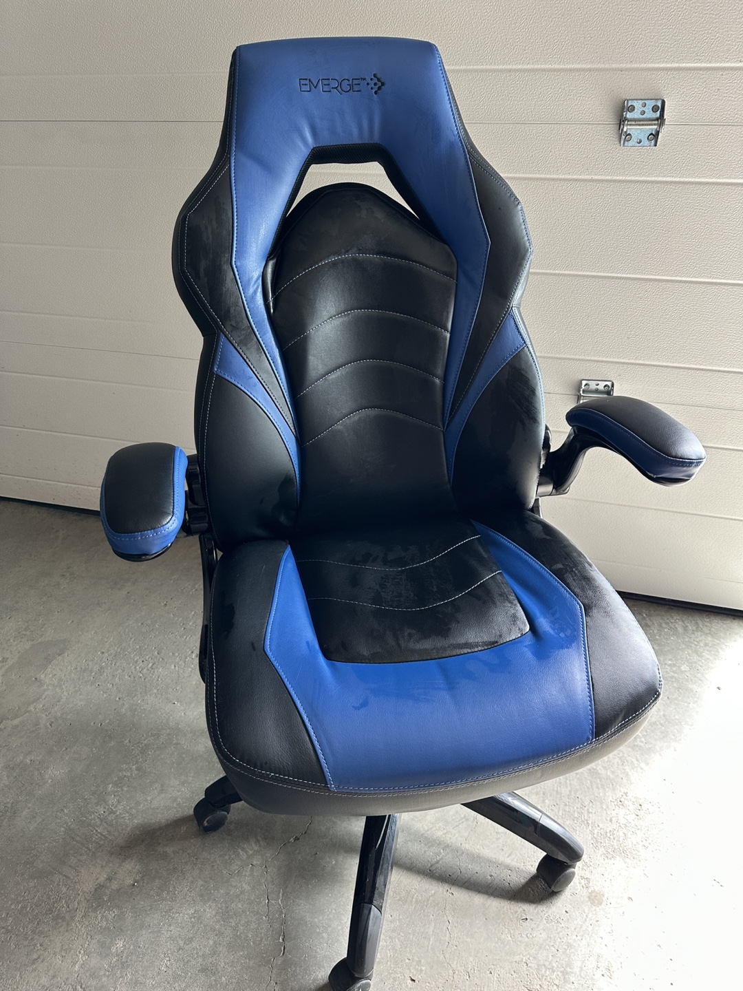 Emerge Gaming Chair - Blue and Black