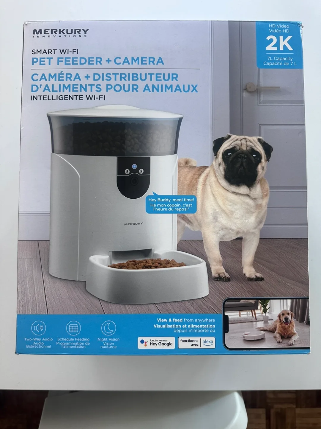 Mercury Innovations 7L Smart Wi-Fi Pet Feeder + Camera thumbnail