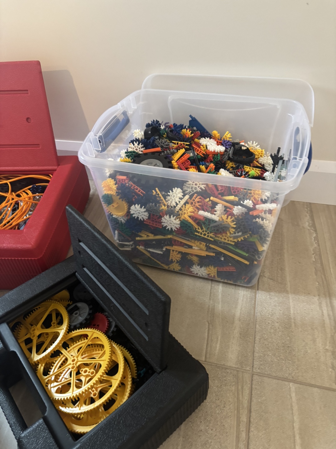 Giant K'NEX Building Set Lot with Instruction Manuals - photo 2