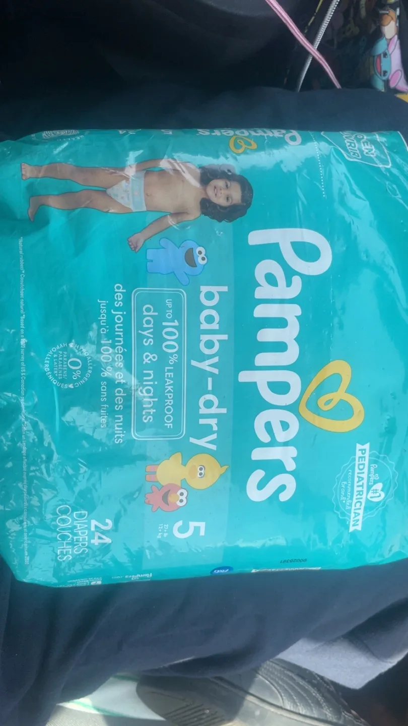 Pampers Baby-Dry Diapers Size 5 thumbnail