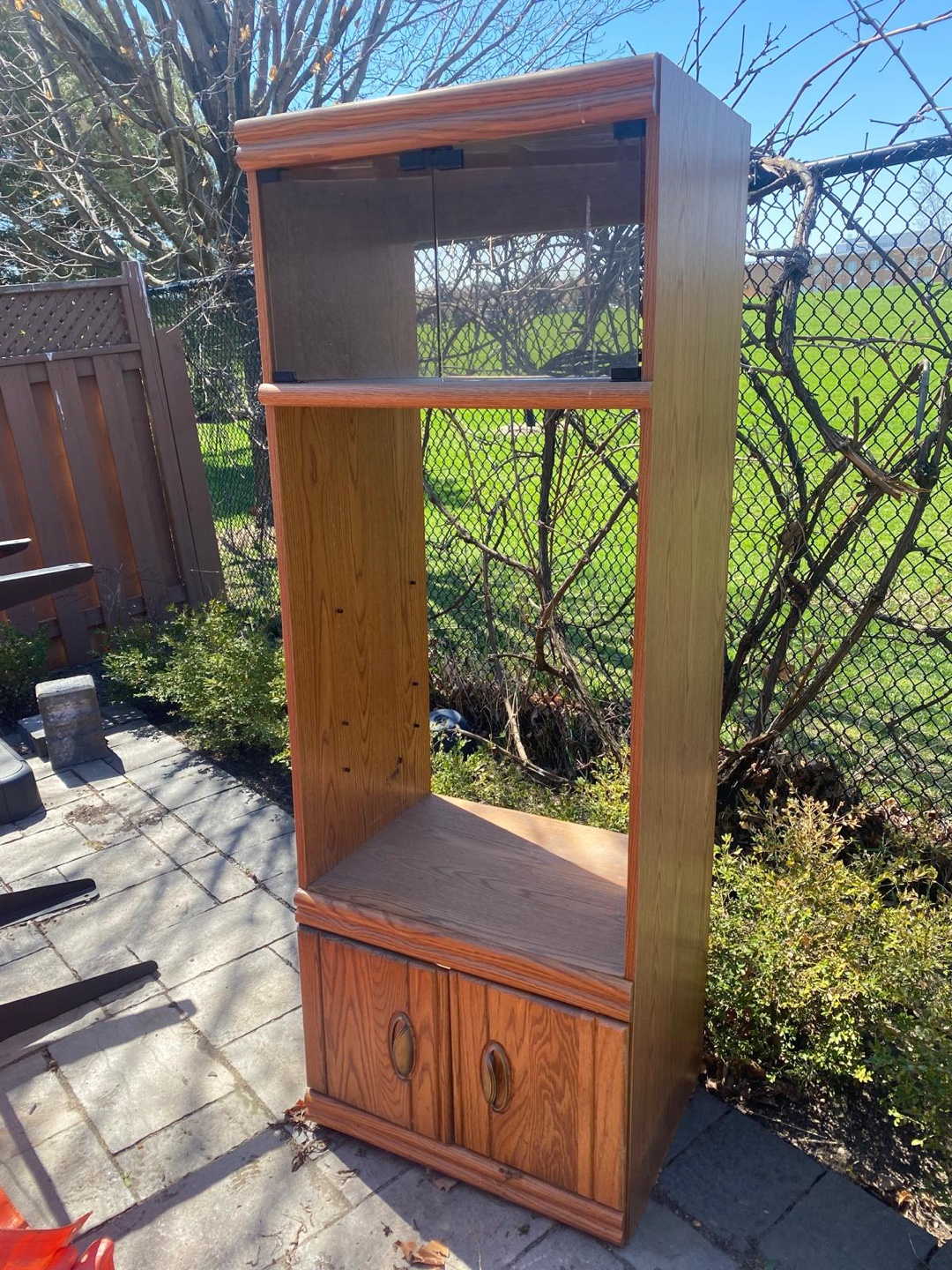 Wood Entertainment Centre