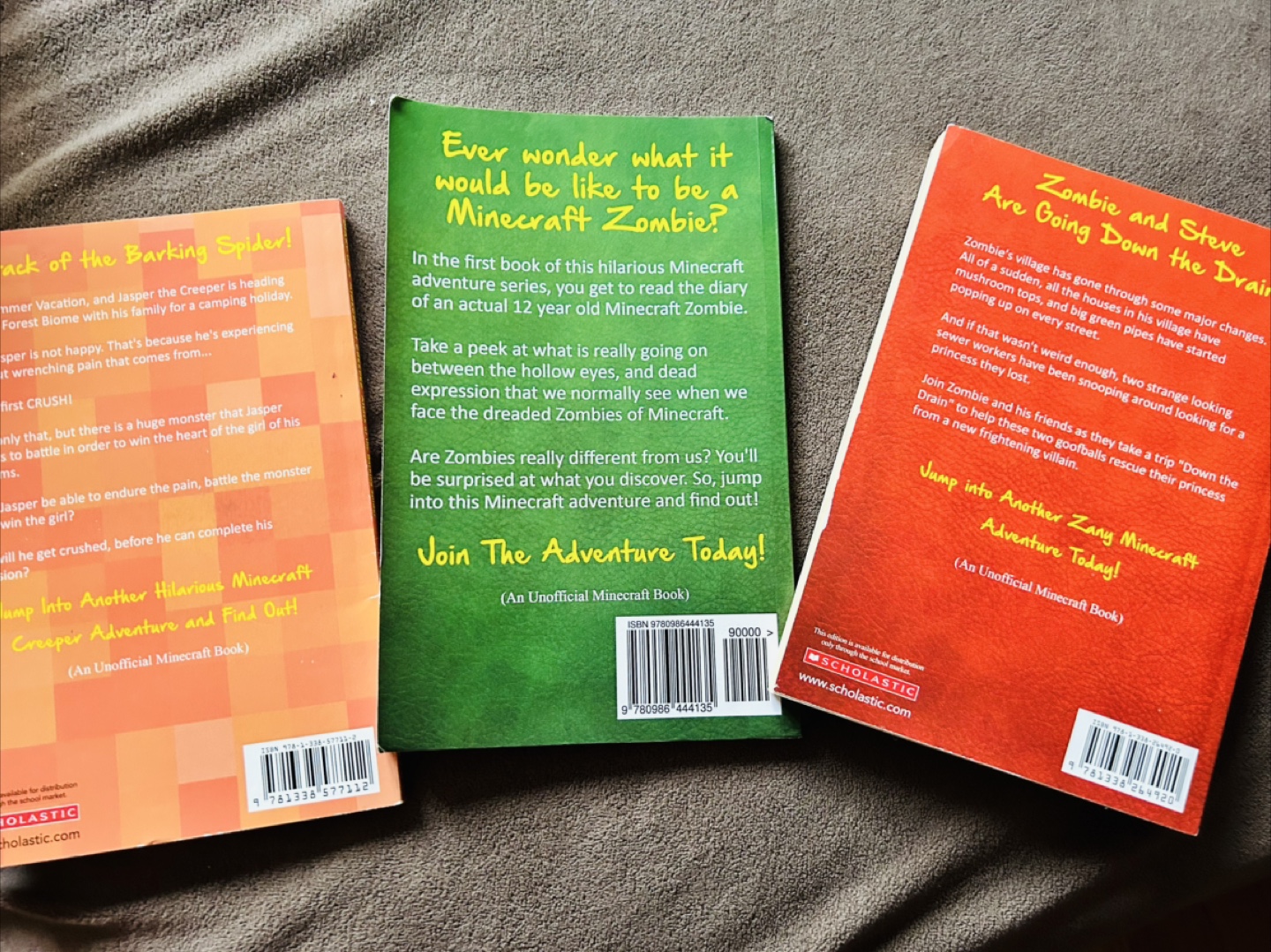 Diary of a Minecraft Creeper & Zombie Books (Scholastic) - photo 2
