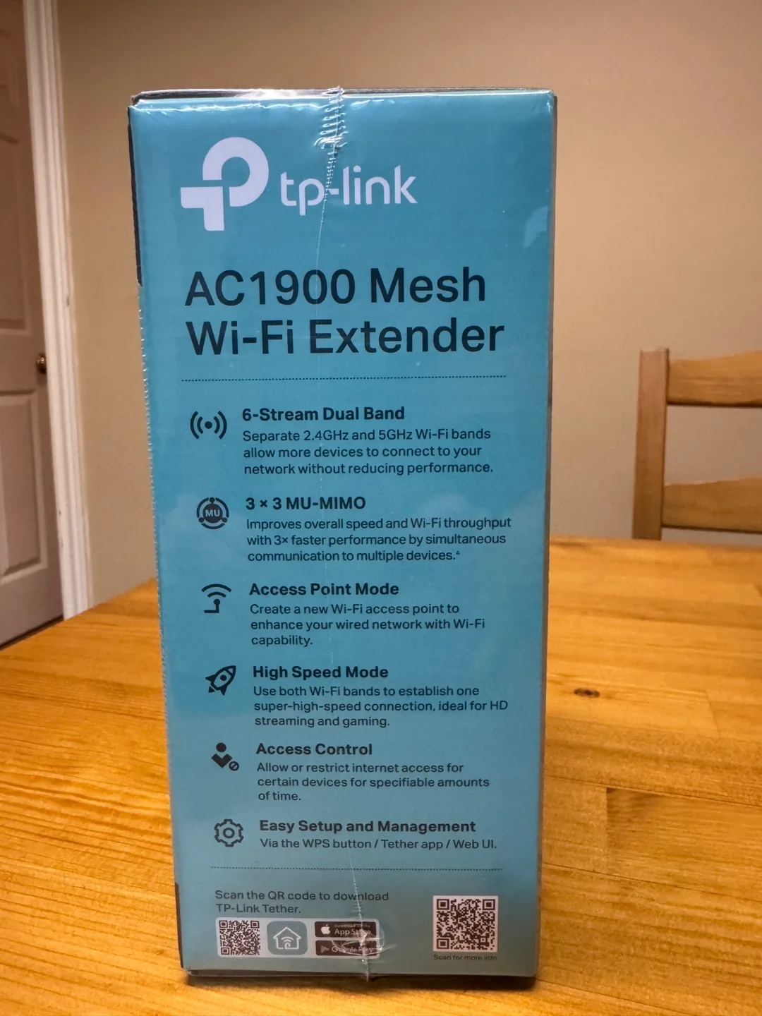 TP-Link AC1900 Mesh Wi-Fi Extender RE550 (2-pack) image indicator(2)