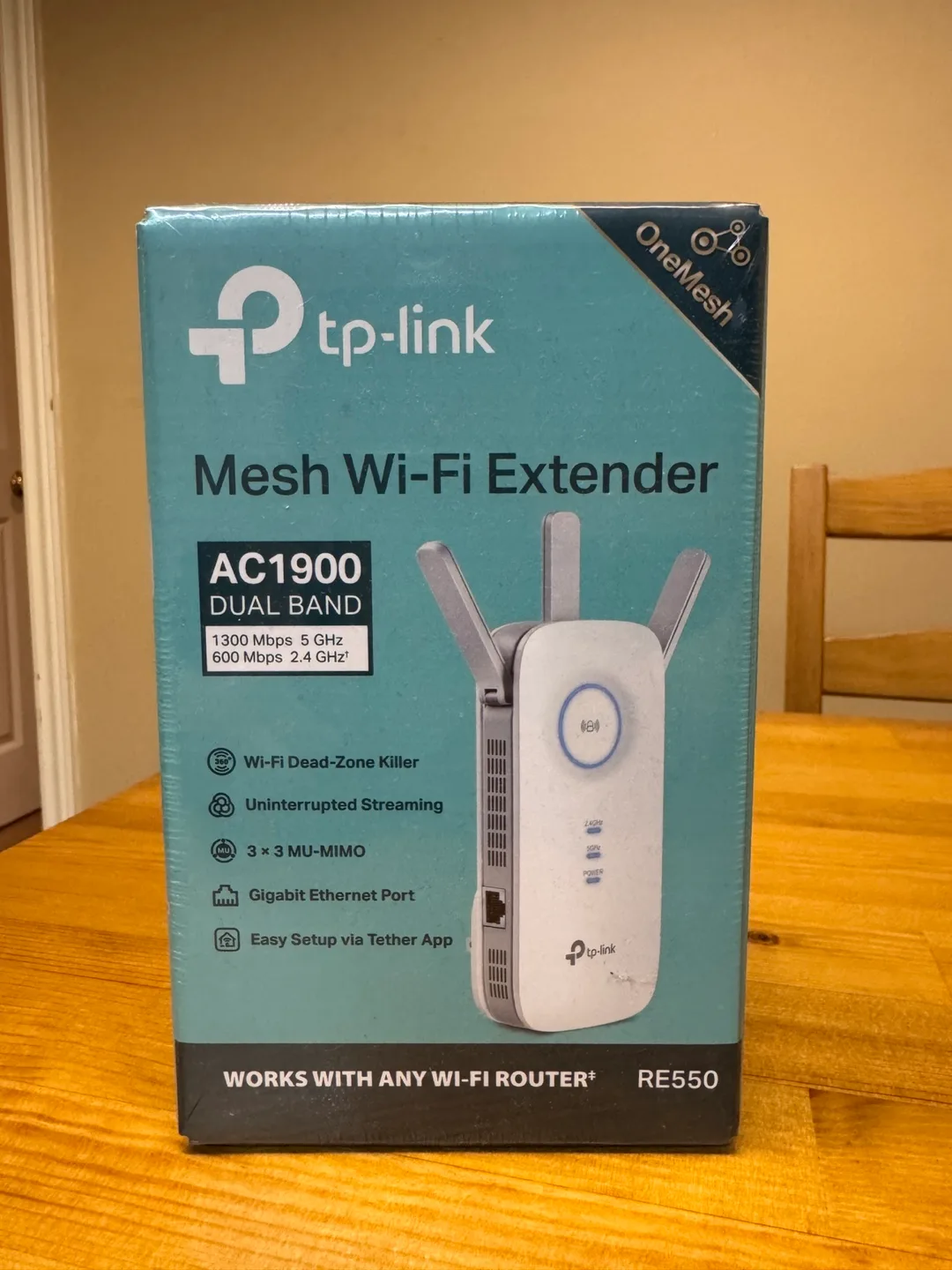 TP-Link AC1900 Mesh Wi-Fi Extender RE550 (2-pack) thumbnail