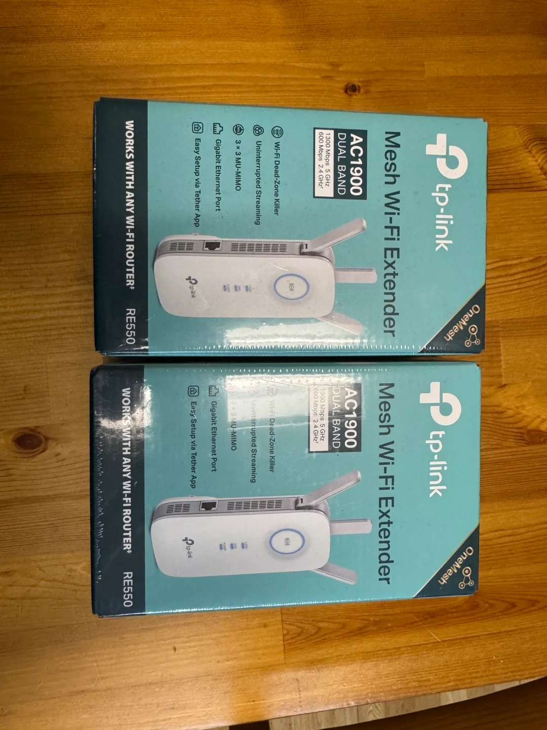 TP-Link AC1900 Mesh Wi-Fi Extender RE550 (2-pack) image indicator(4)