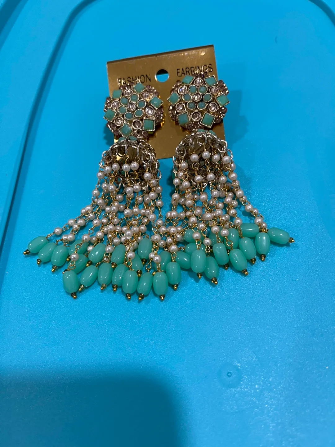 Elegant Indian Jhumka Earrings image indicator(4)