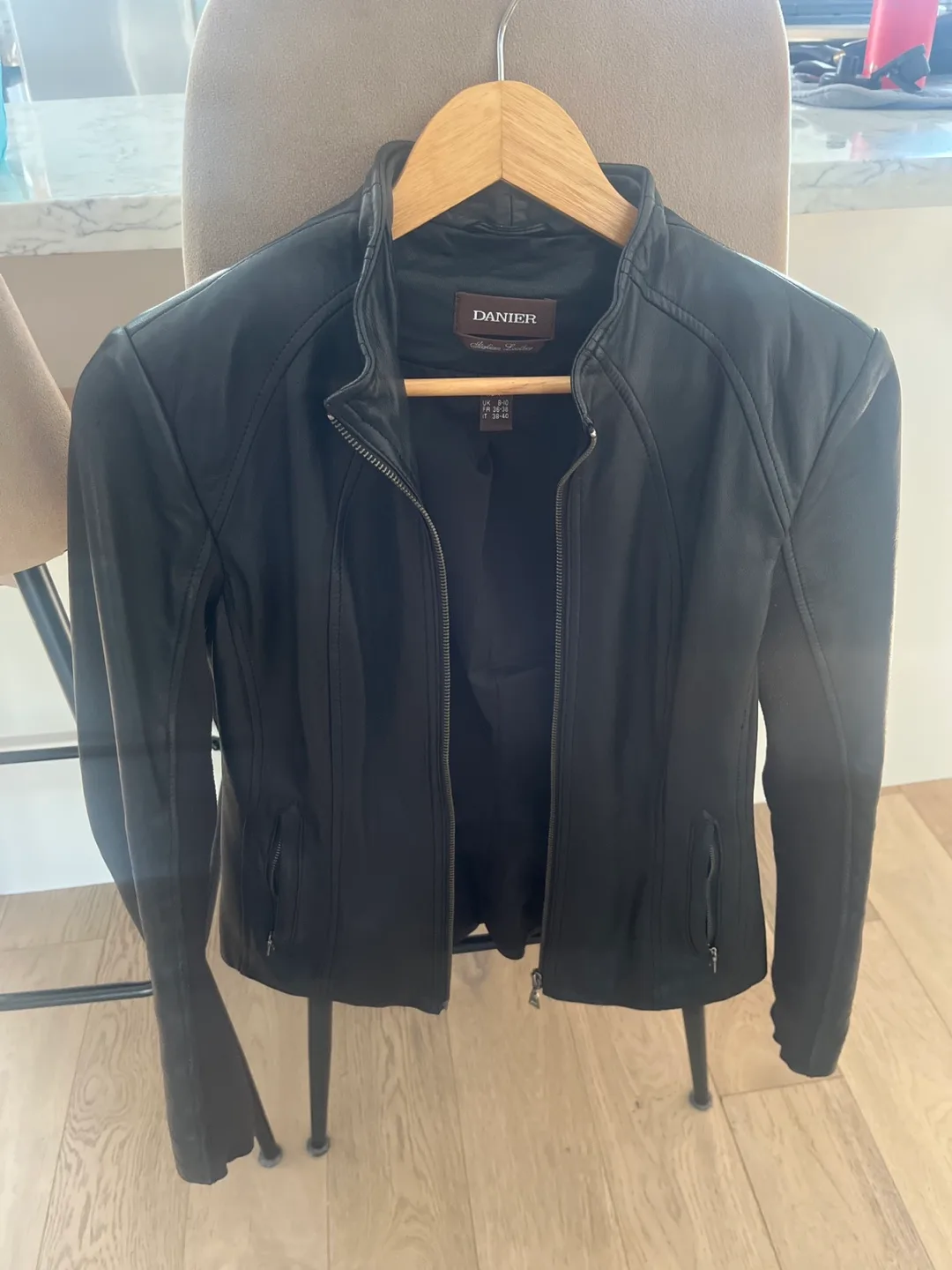 DANIER Leather Jacket - Size XS thumbnail