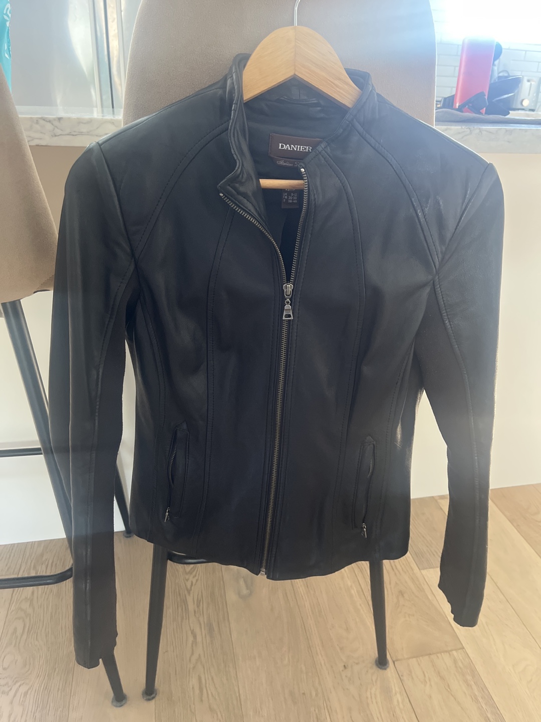 DANIER Leather Jacket - Size XS - photo 3