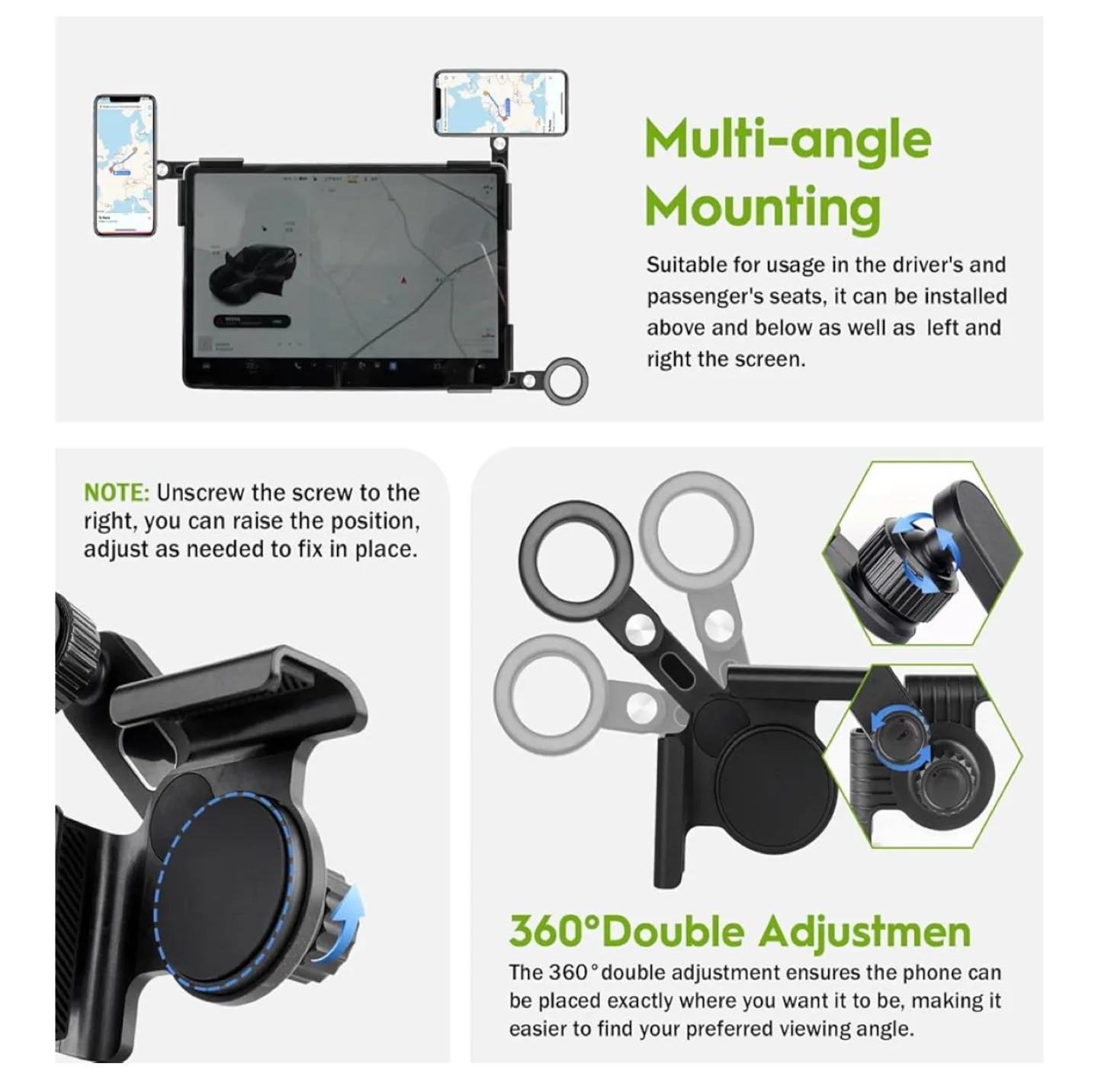 Tesla Holder phone magnetic image indicator(2)