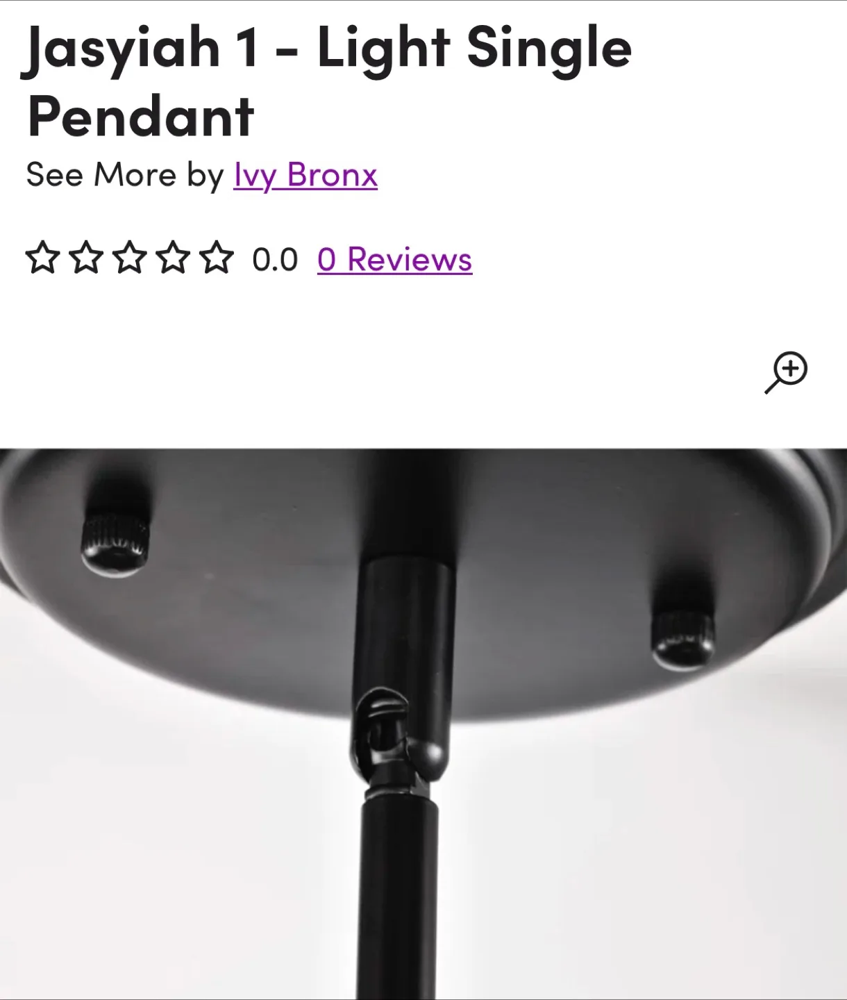 Ivy Bronx Jasyiah 1-Light Single Pendant image indicator(2)