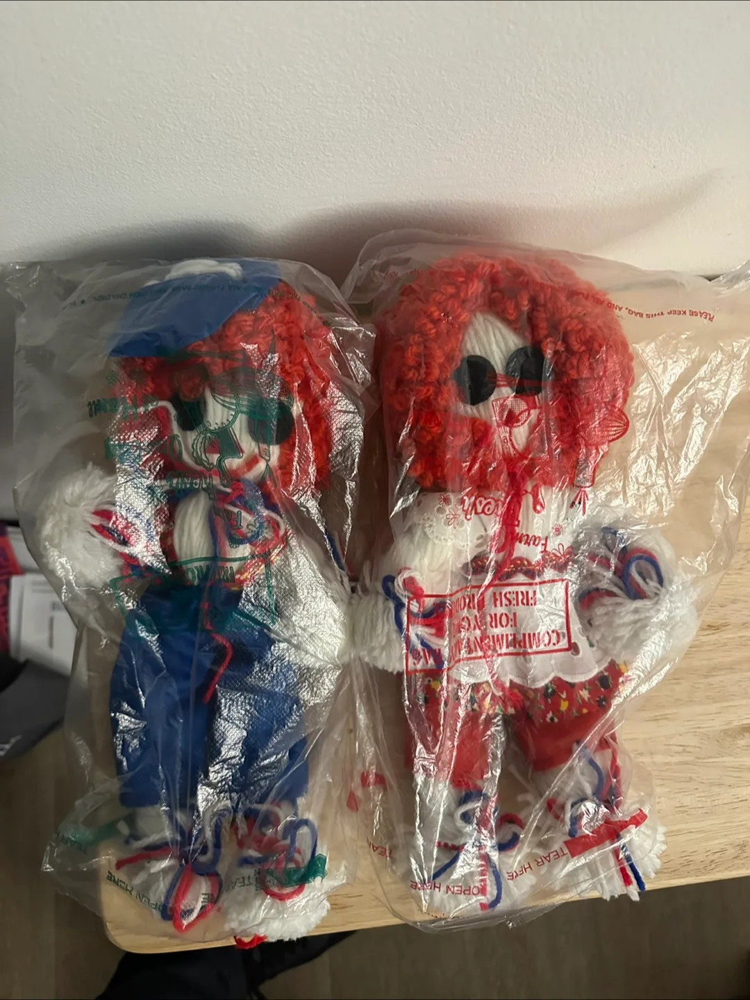 Pair of Vintage Yarn Dolls image indicator(2)