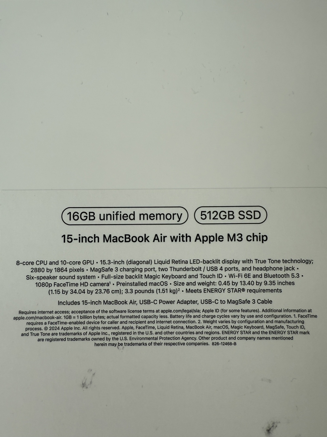 15-inch MacBook Air - Apple M3 Chip - 512GB SSD - 16GB RAM - photo 4