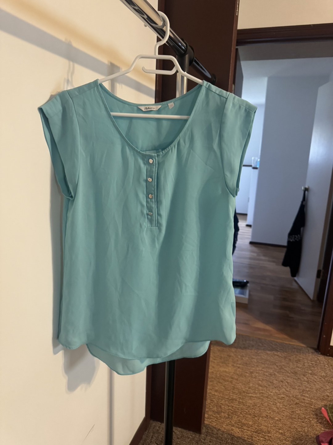 Women's Aqua Blue Blouse