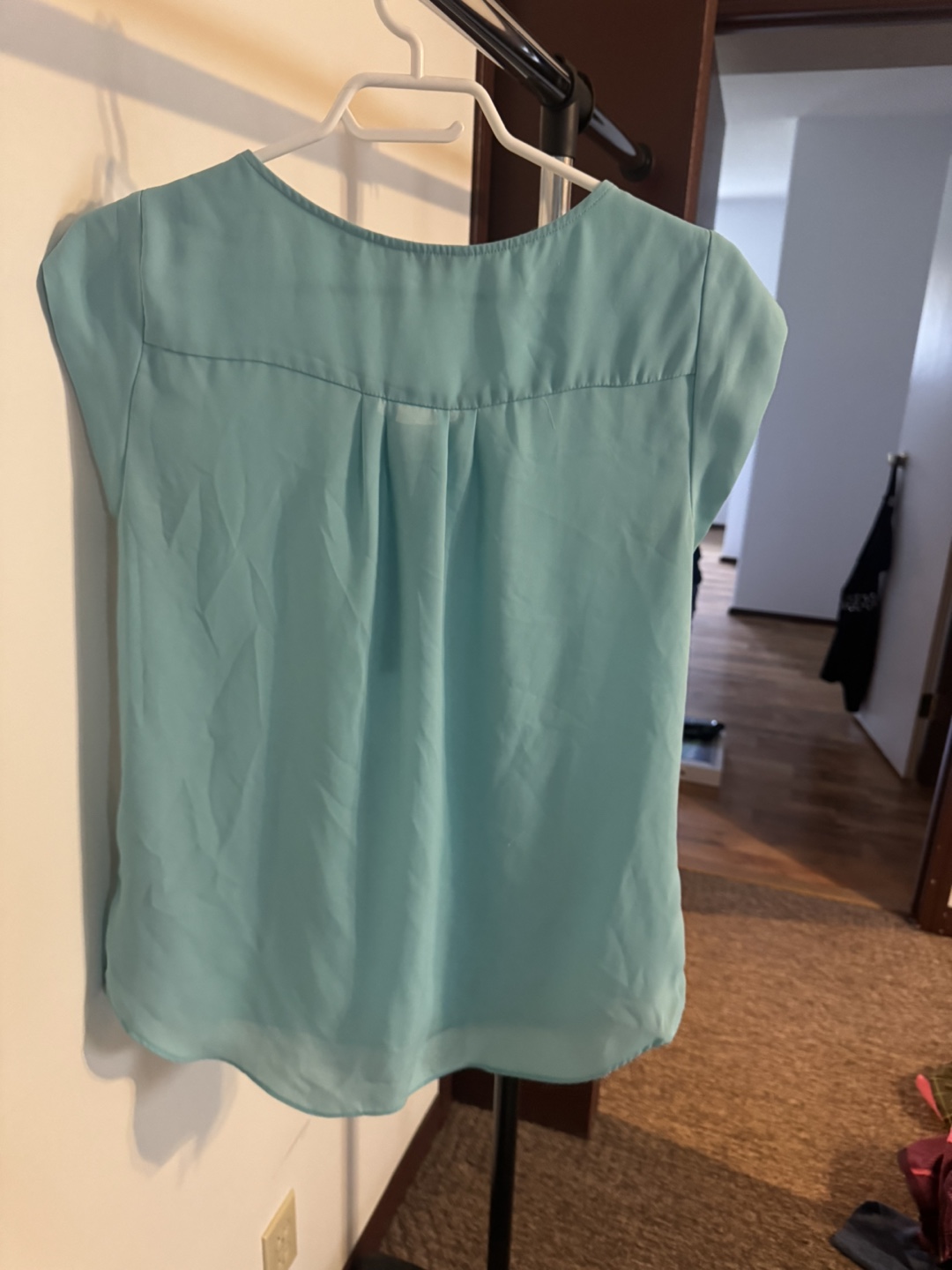 Women's Aqua Blue Blouse - photo 2