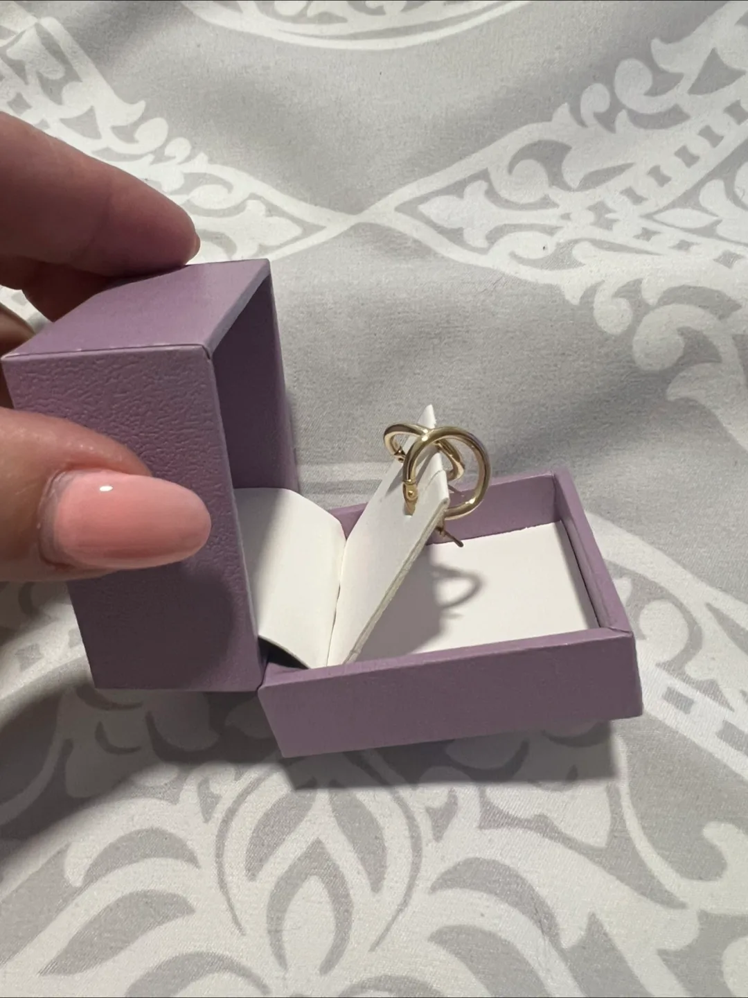 Michael Hill 10 karat gold brand, new inbox, Gold Hoop Earrings image indicator(5)