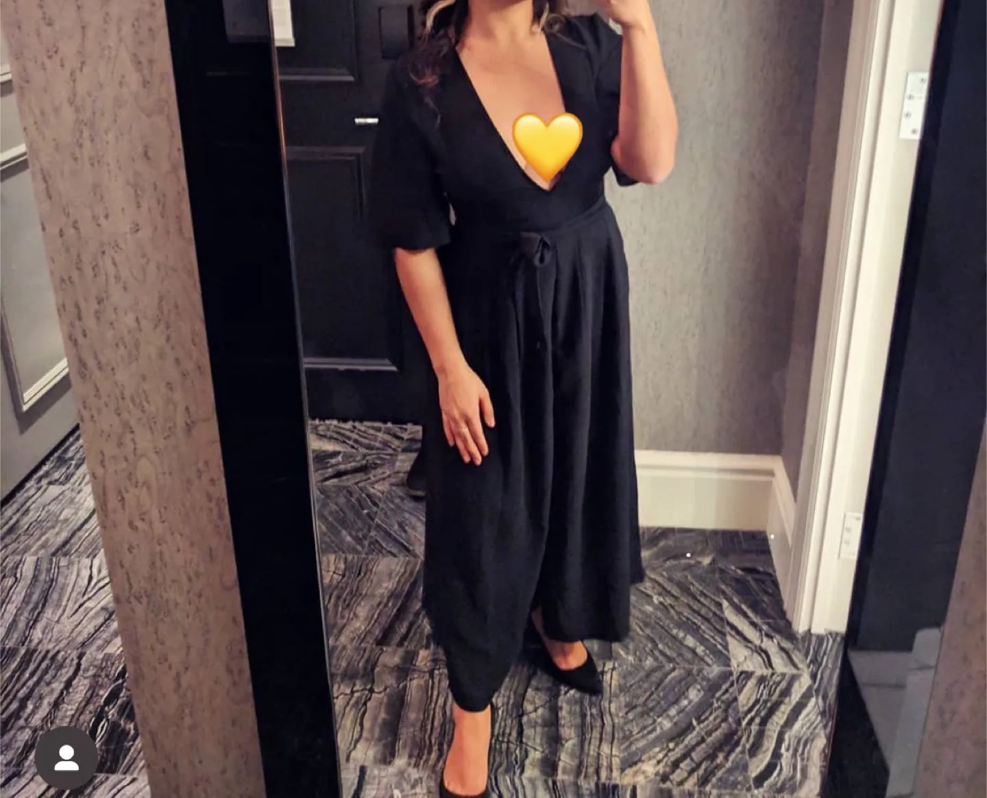 She + Sky Black Jumpsuit Size Small thumbnail