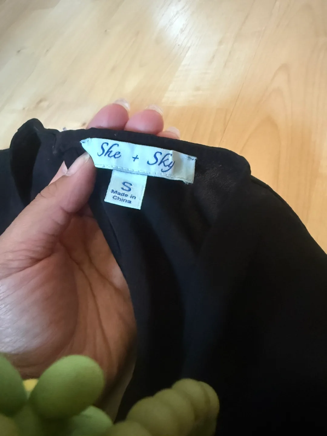 She + Sky Black Jumpsuit Size Small image indicator(4)