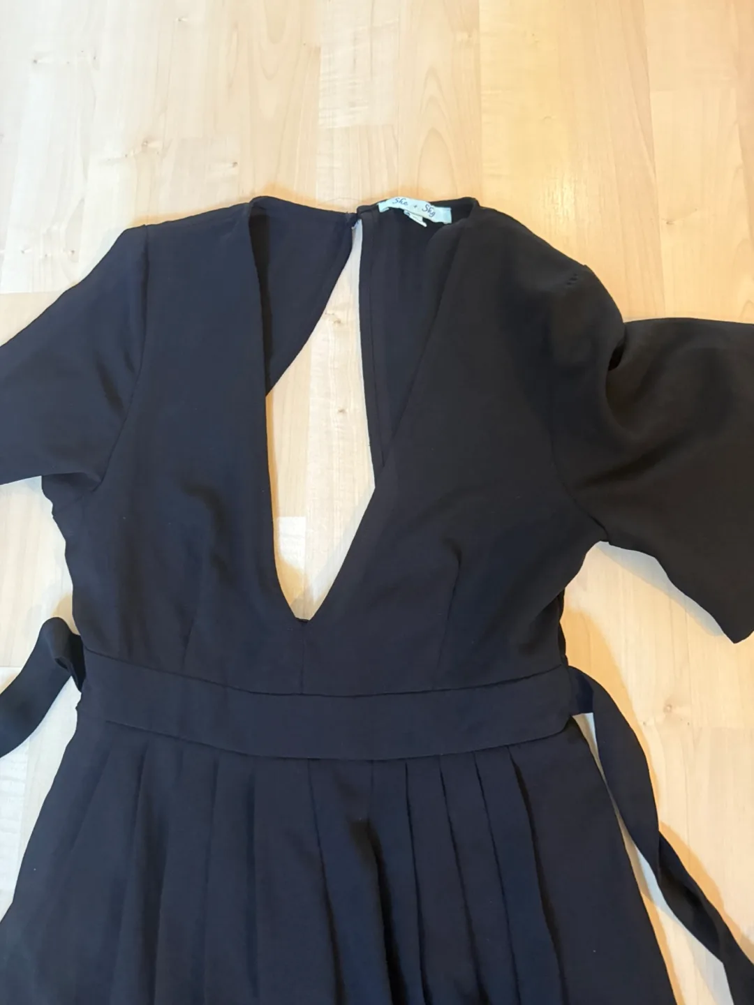 She + Sky Black Jumpsuit Size Small image indicator(3)