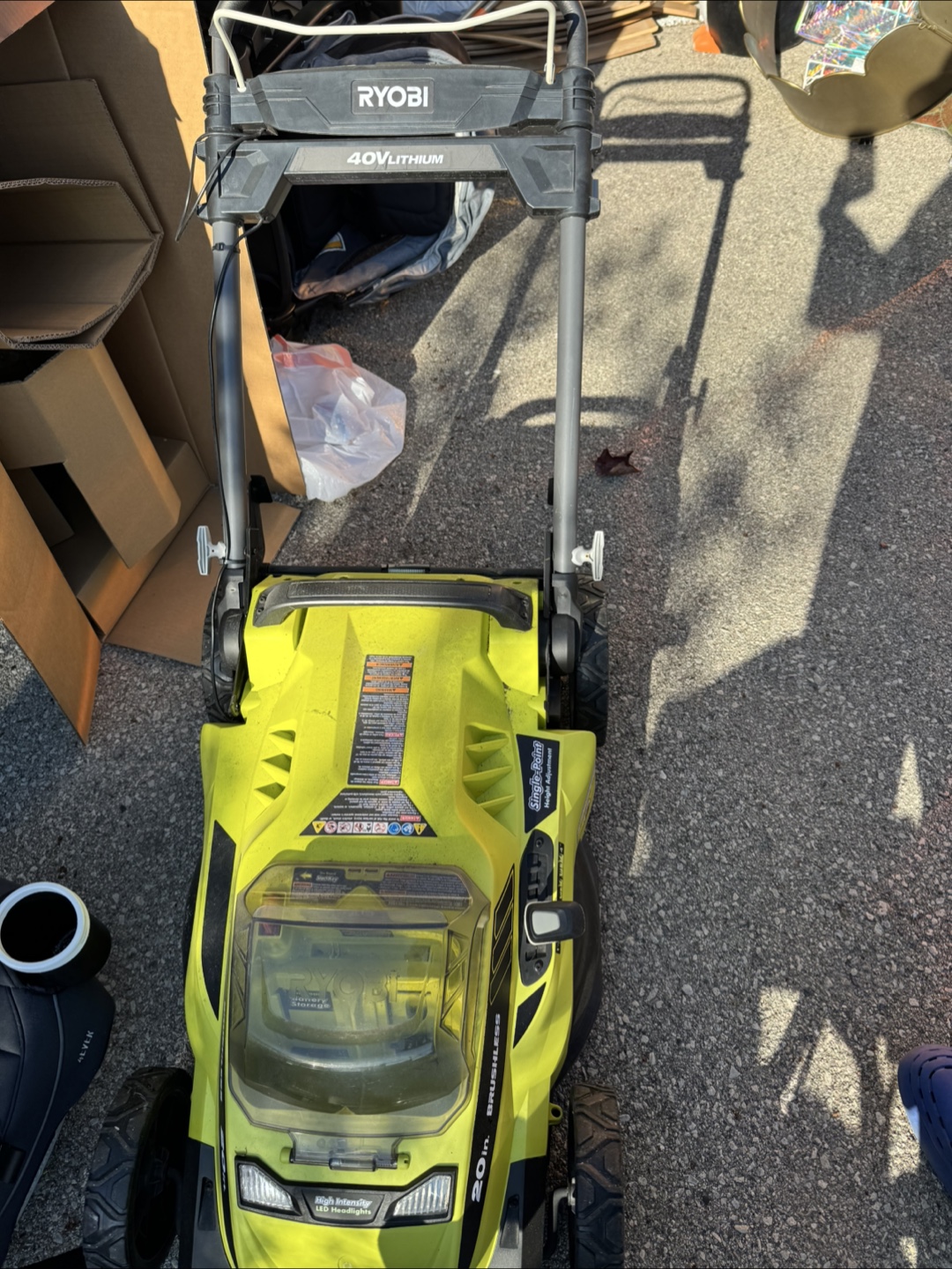Ryobi 40V Lithium 20-inch Brushless Lawn Mower - photo 2