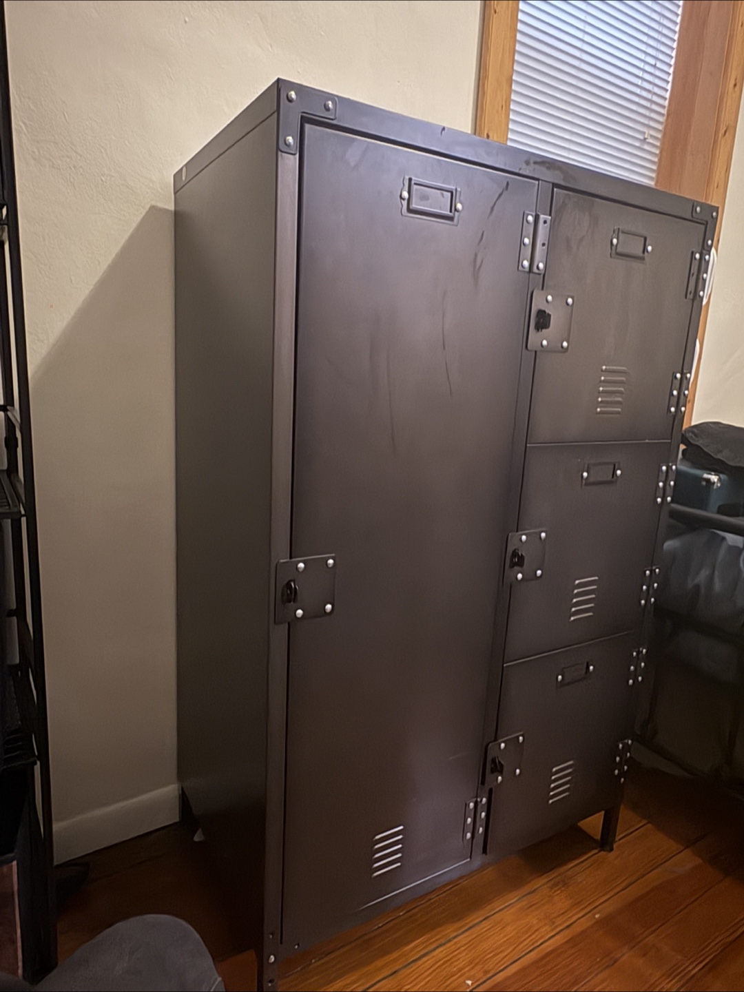 Industrial Metal Wardrobe Closet - photo 2