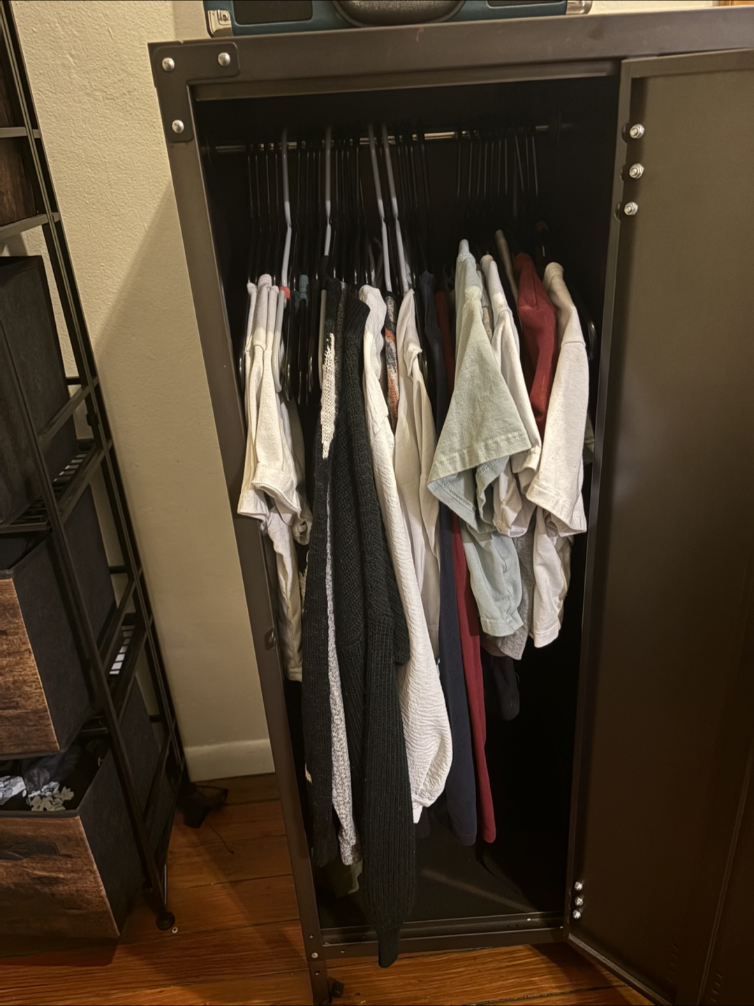 Industrial Metal Wardrobe Closet - photo 5