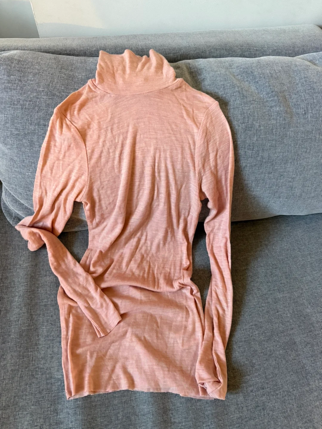 COS Pink Wool Turtleneck base layer Sweater - Size M thumbnail
