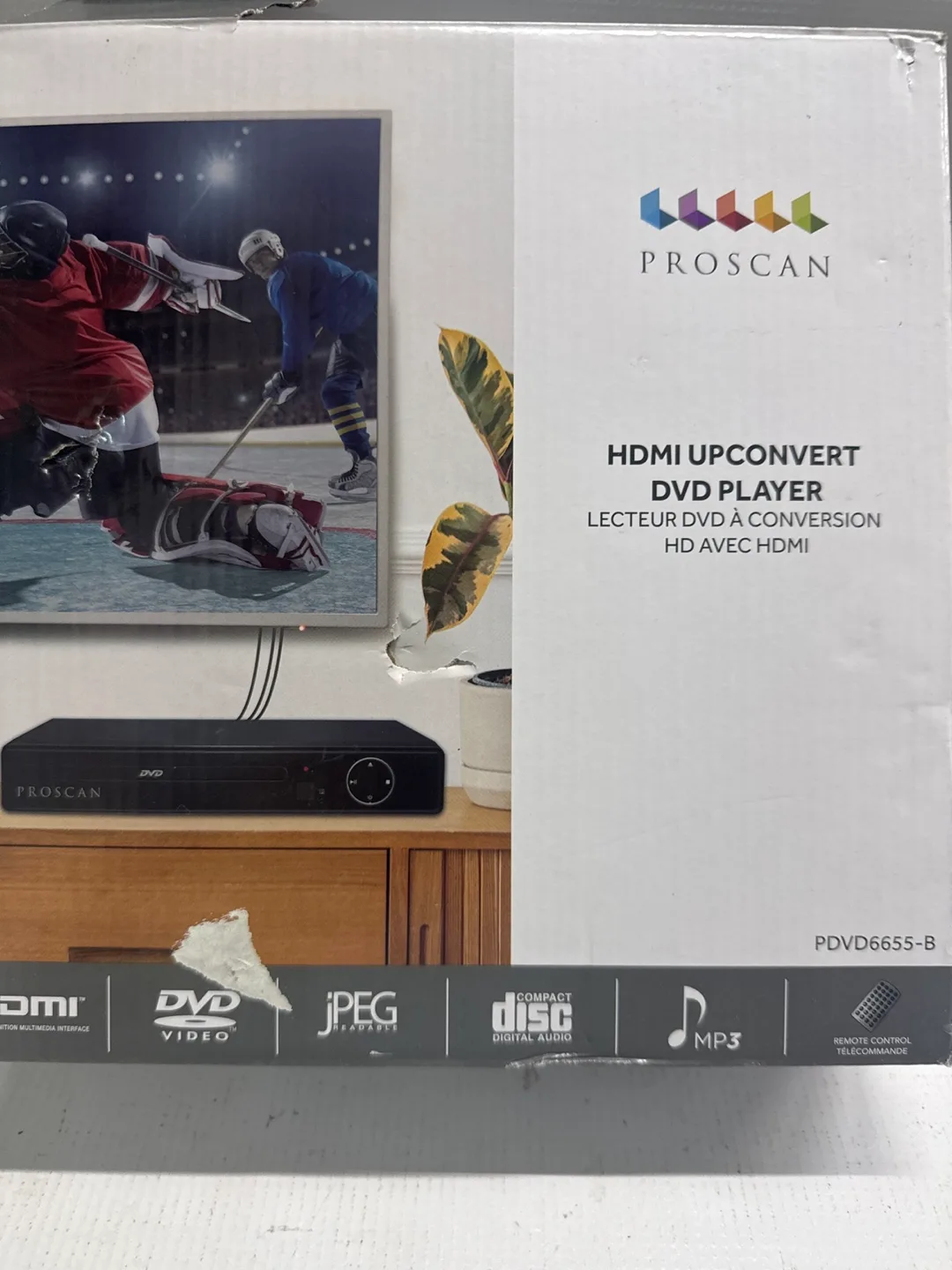 Proscan PDDV6655-B HDMI Upconvert DVD Player thumbnail